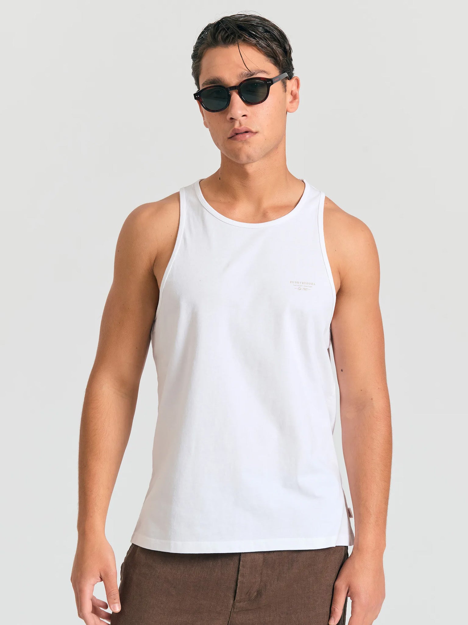 Ανδρική μπλούζα αμάνικη FBM011-003-04 | FBM011-003-04