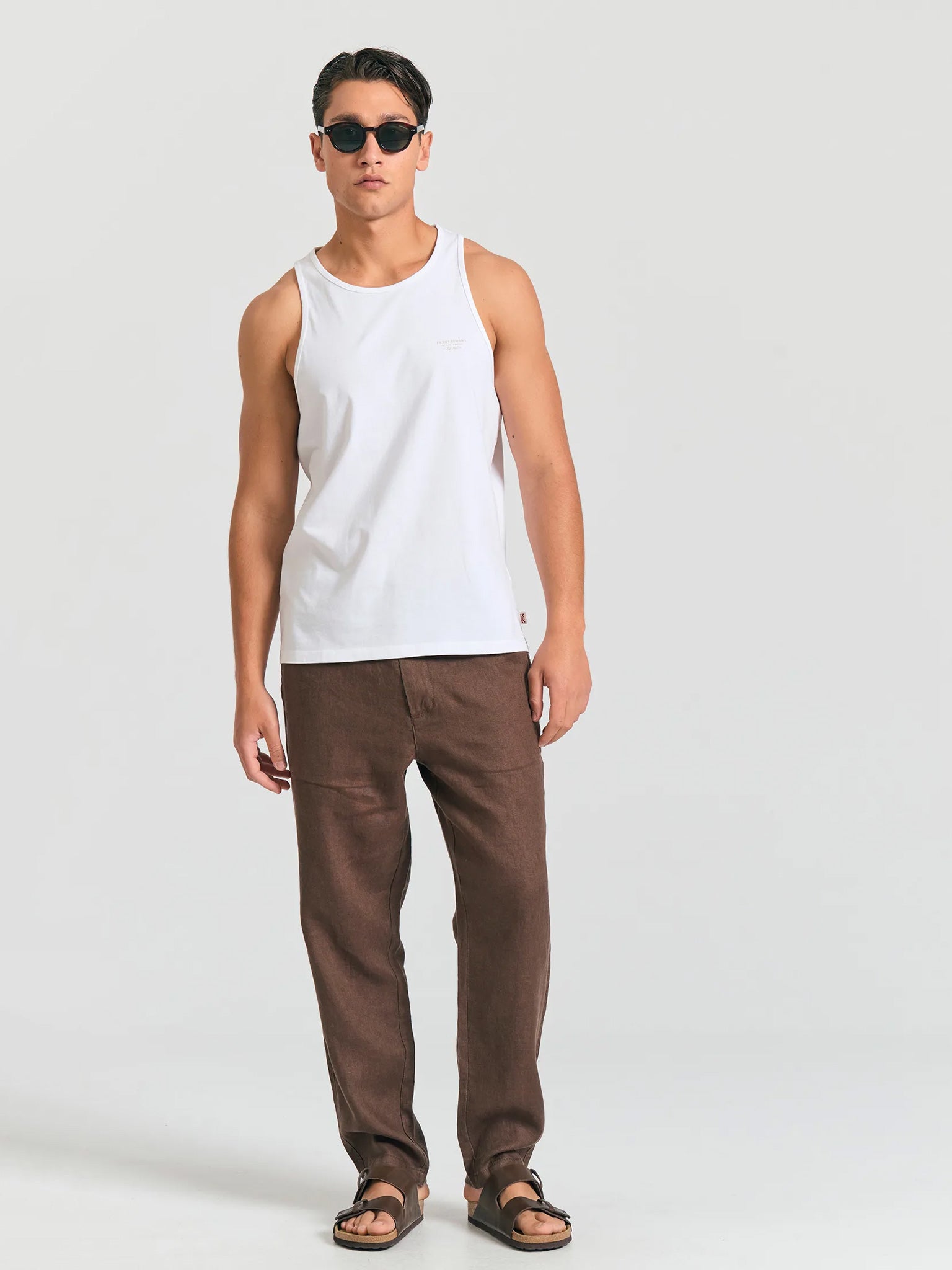 Ανδρική μπλούζα αμάνικη FBM011-003-04 | FBM011-003-04