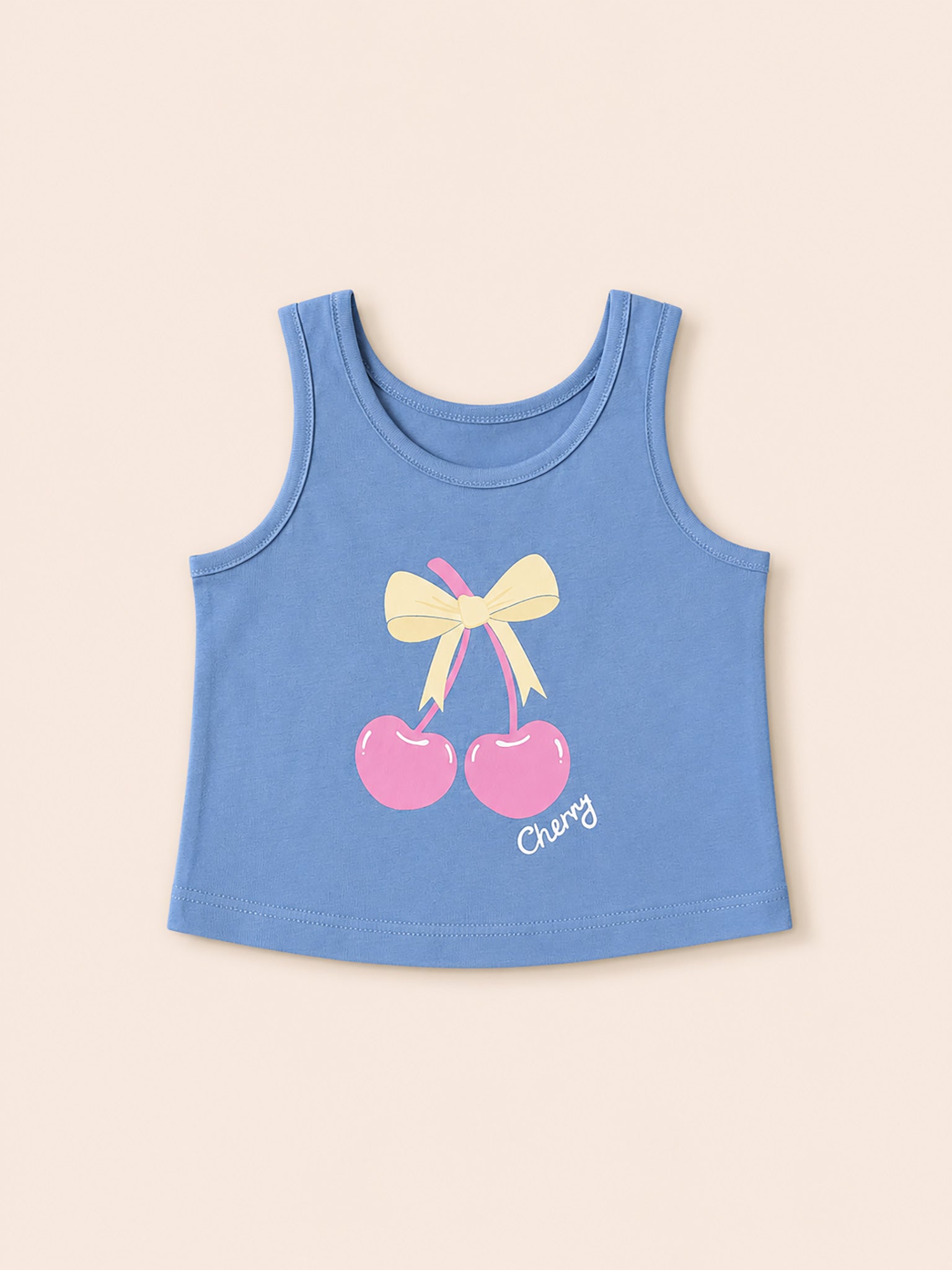 Παιδική μπλούζα μακό cherry NMFVIGEA TANK SHORT TOP 13241642 | 13241642