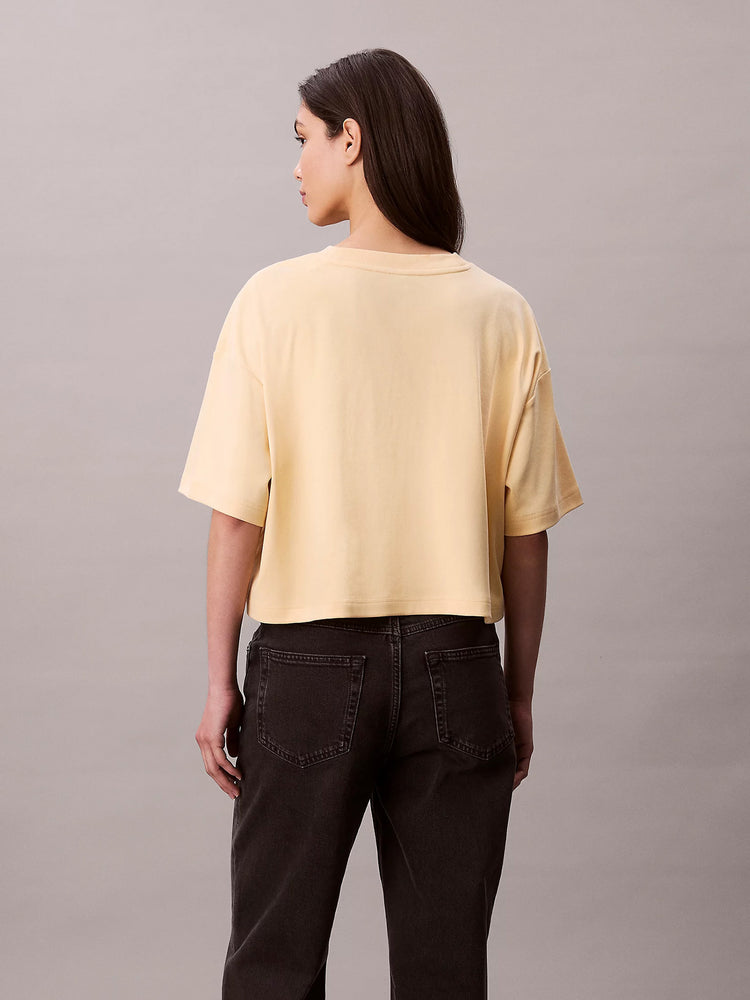 Γυναικείο t-shirt crop A-SS Boxy Logo Graphic Tee LV044C903GRM9 | LV044C903GRM9