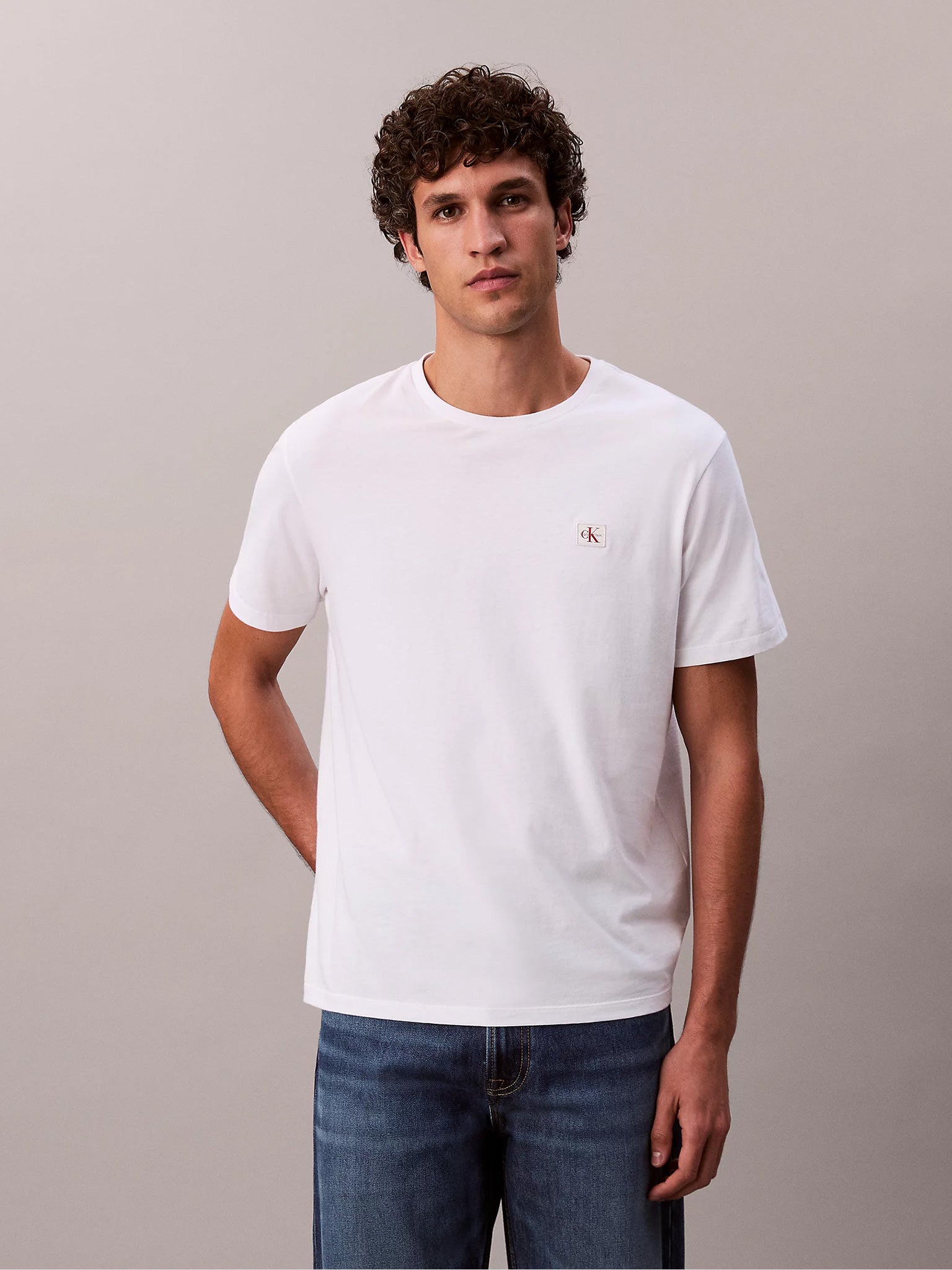 Ανδρικό t-shirt SS BADGE 30S JERSEY CLASSIC TEE LV04RC272GYAF | LV04RC272GYAF