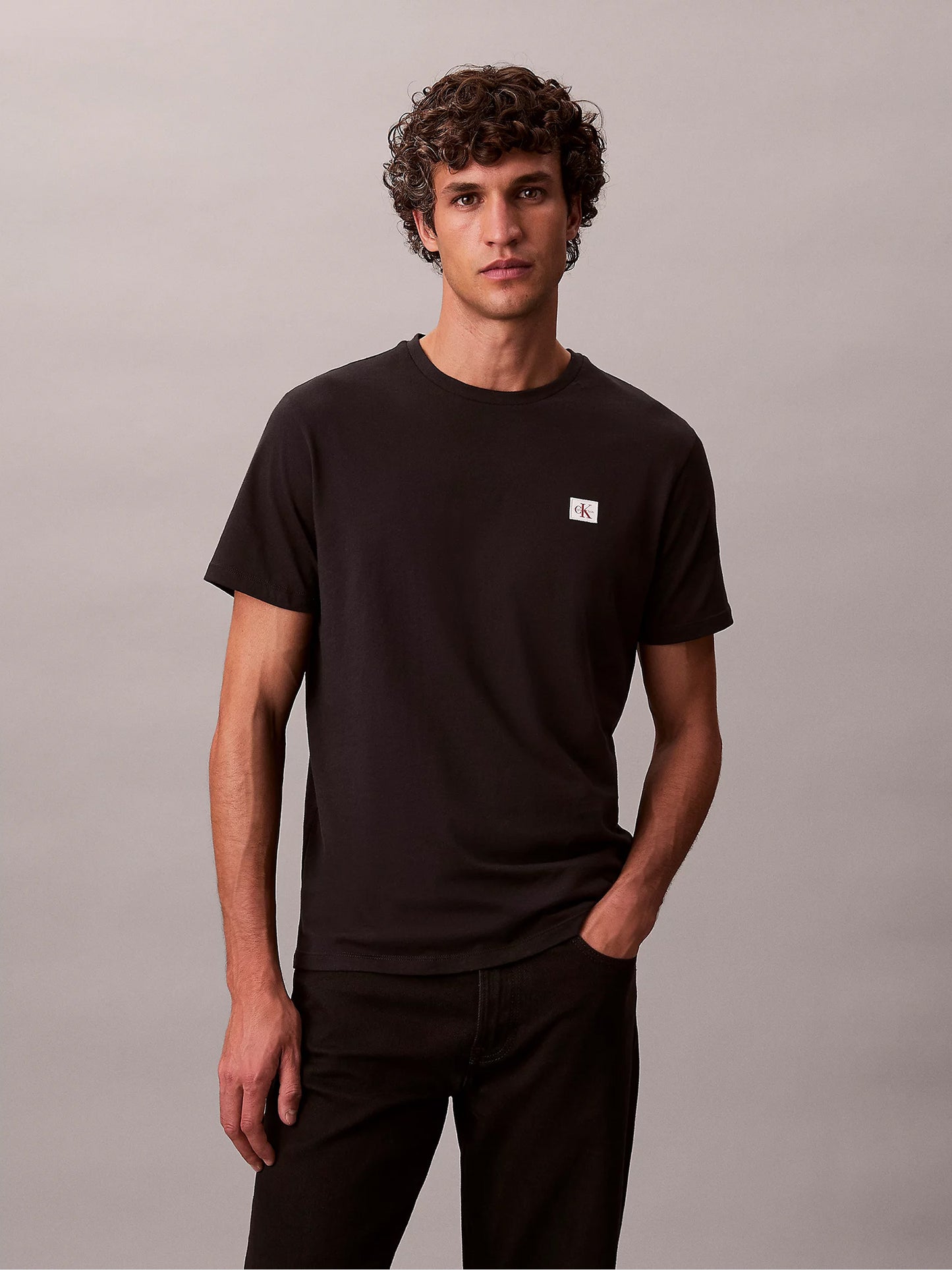 Ανδρικό t-shirt SS BADGE 30S JERSEY CLASSIC TEE LV04RC272GUB1 | LV04RC272GUB1