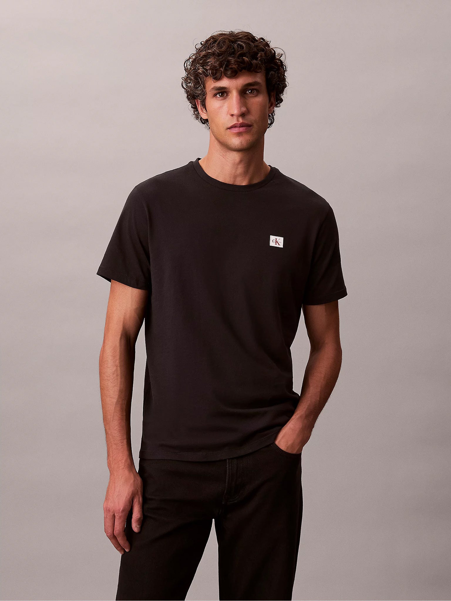 Ανδρικό t-shirt SS BADGE 30S JERSEY CLASSIC TEE LV04RC272GUB1 | LV04RC272GUB1