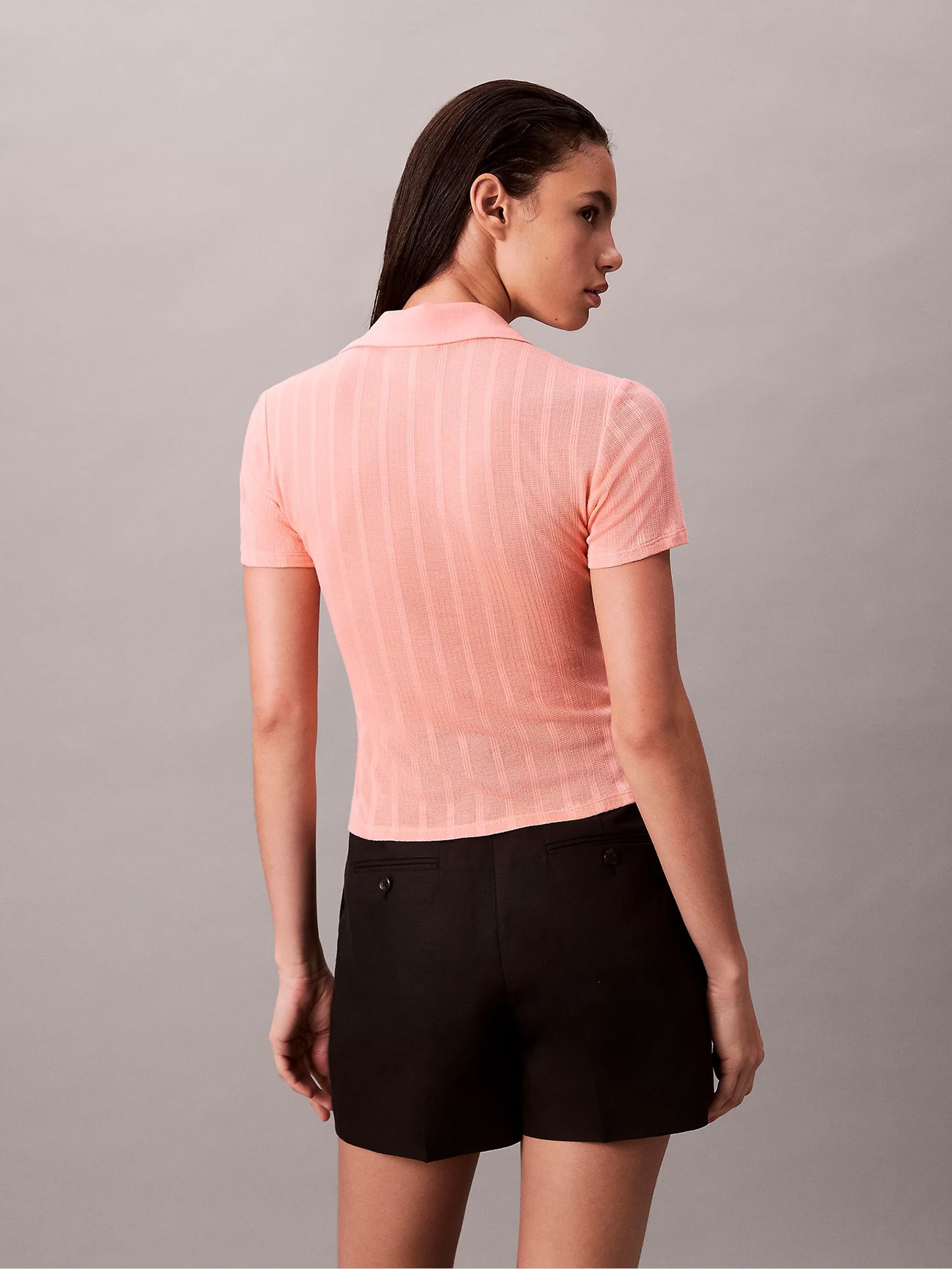 Γυναικεία μπλούζα polo POINTELLE SS POLO TOP LV047C210GVDW | LV047C210GVDW