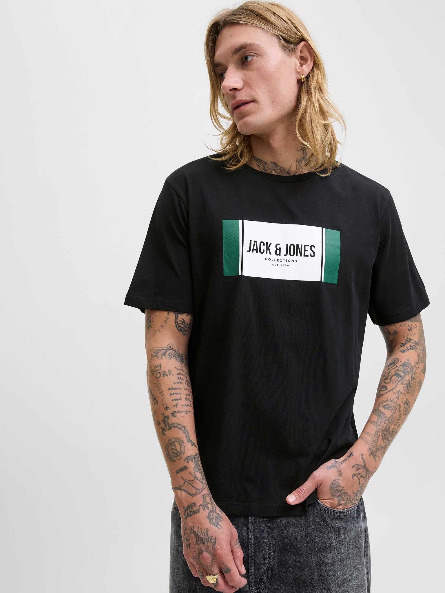 Ανδρικό t-shirt JJHAYATO TEE SS CREW NECK BTS 12278508 | 12278508