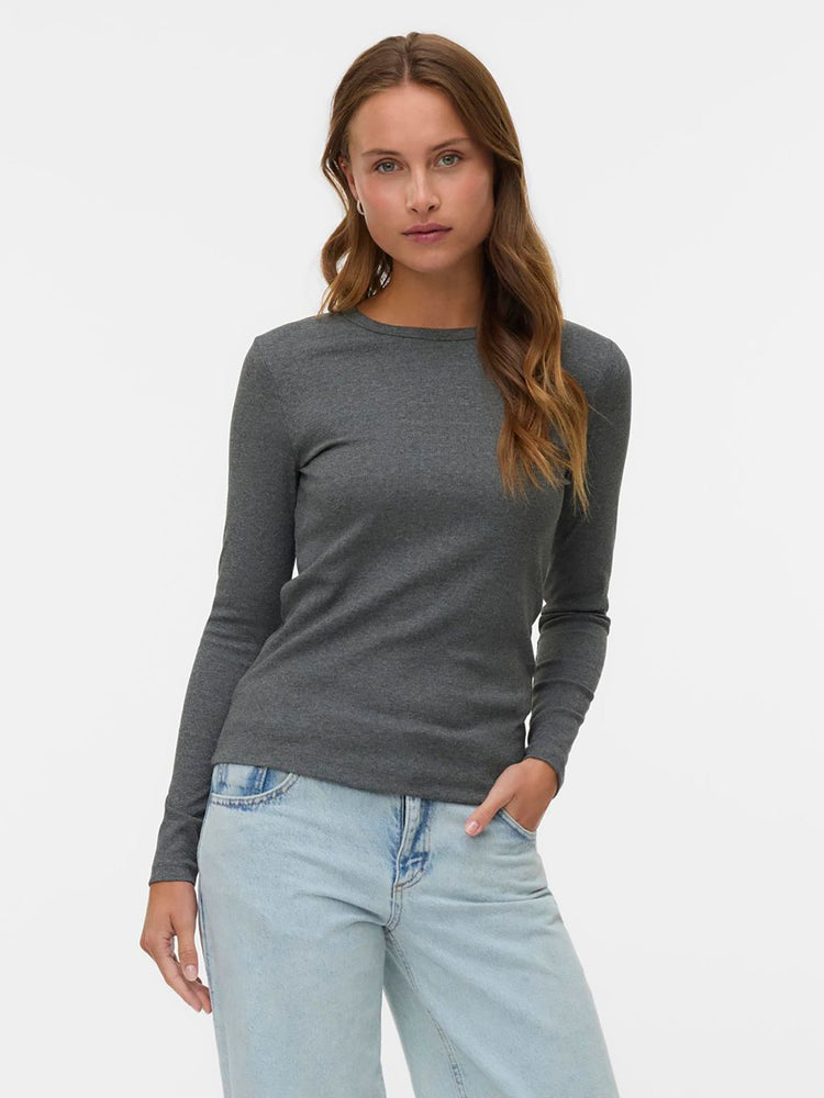 Γυναικεία μπλούζα ριπ AWIRWINA LS O-NECK TOP NOOS 10300893 | 10300893