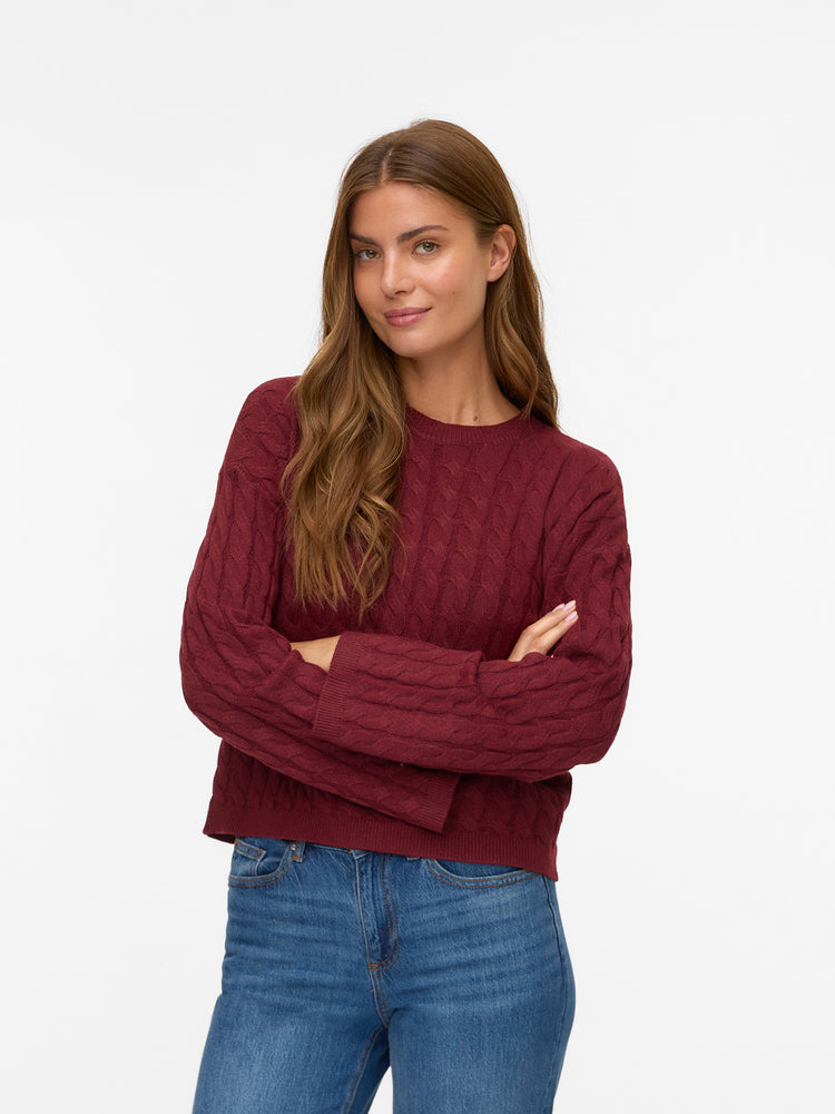 Γυναικεία μπλούζα πλεκτή AWLORELLA LS O-NECK KNIT NOOS 10319710 | 10319710