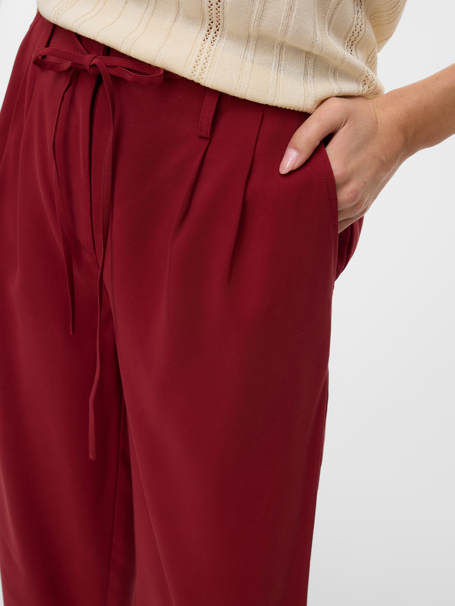Γυναικεία ζιπ κιλότ VMTANYA HW 7/8 WIDE PANTS 10329981 | 10329981