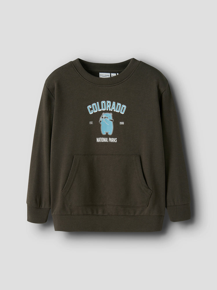 Παιδική μπλούζα φούτερ NMMVODER LS NREG SWEAT BOX UNB 13246353 | 13246353