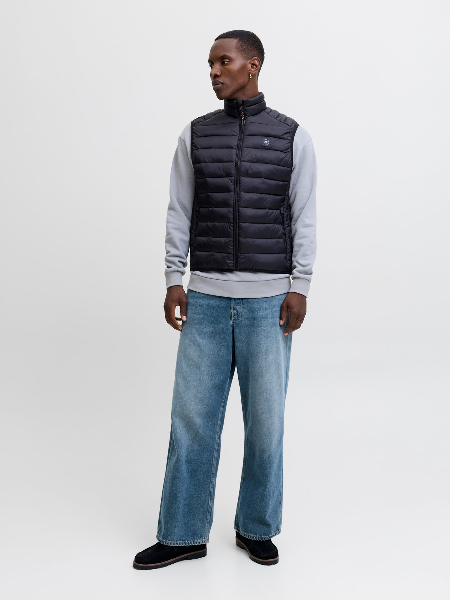 Ανδρικό γιλέκο puffer JJEBRADLEY LIGHT BODYWARMER COLLAR 12280973 | 12280973