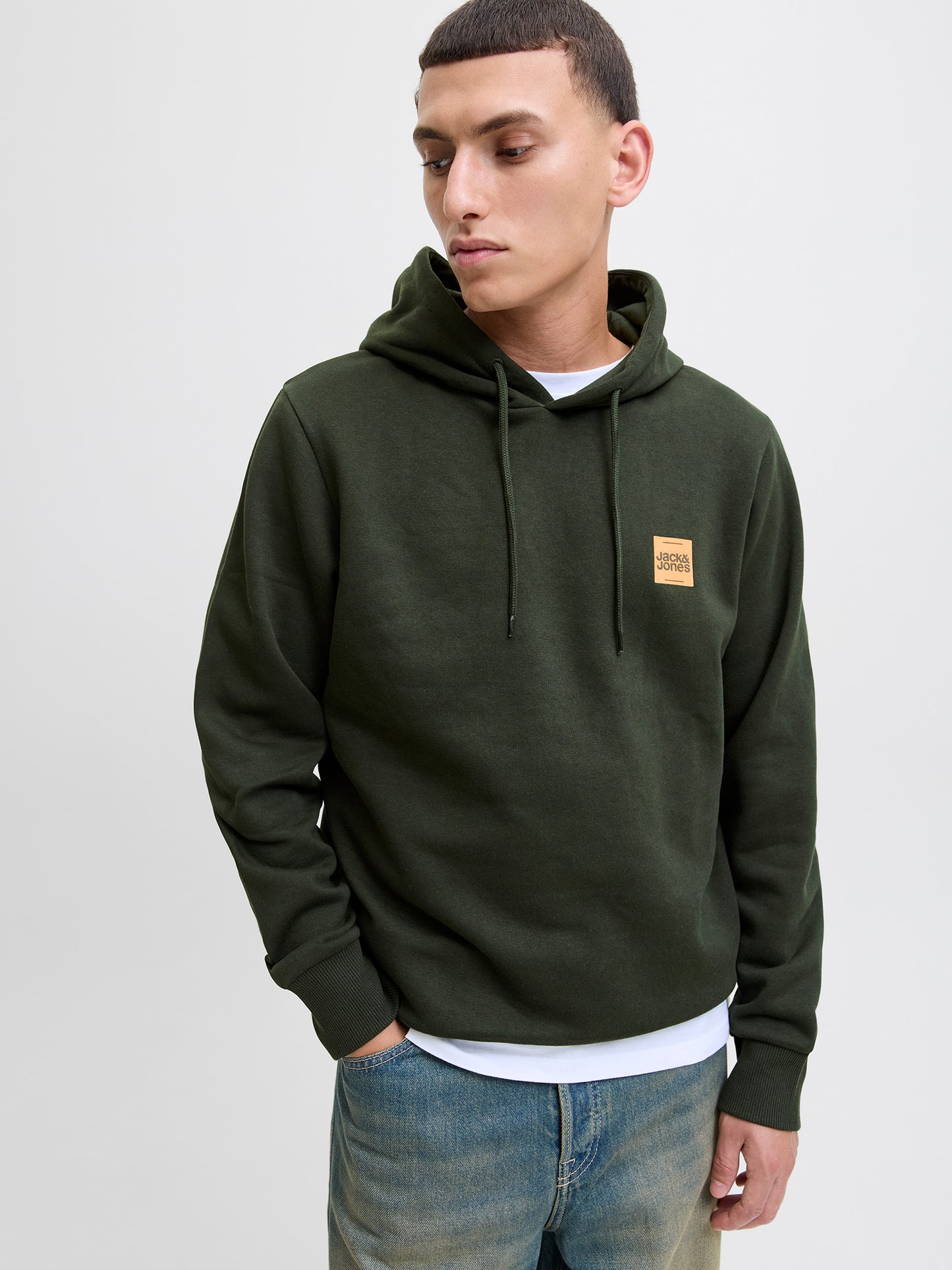 Ανδρική μπλούζα φούτερ JJBRANDY SWEAT HOOD 12279261 | 12279261
