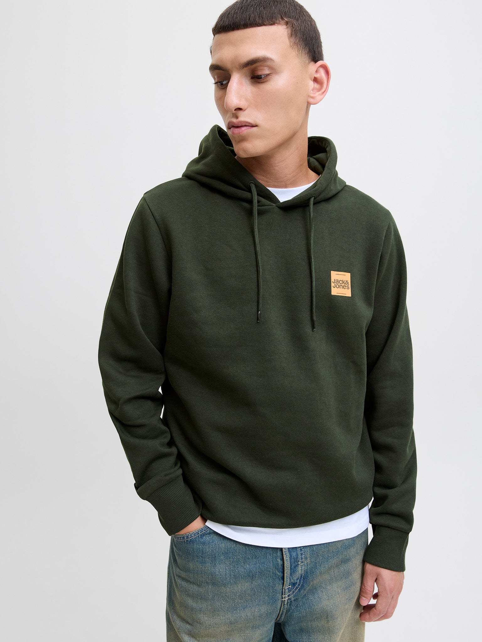 Ανδρική μπλούζα φούτερ JJBRANDY SWEAT HOOD 12279261 | 12279261