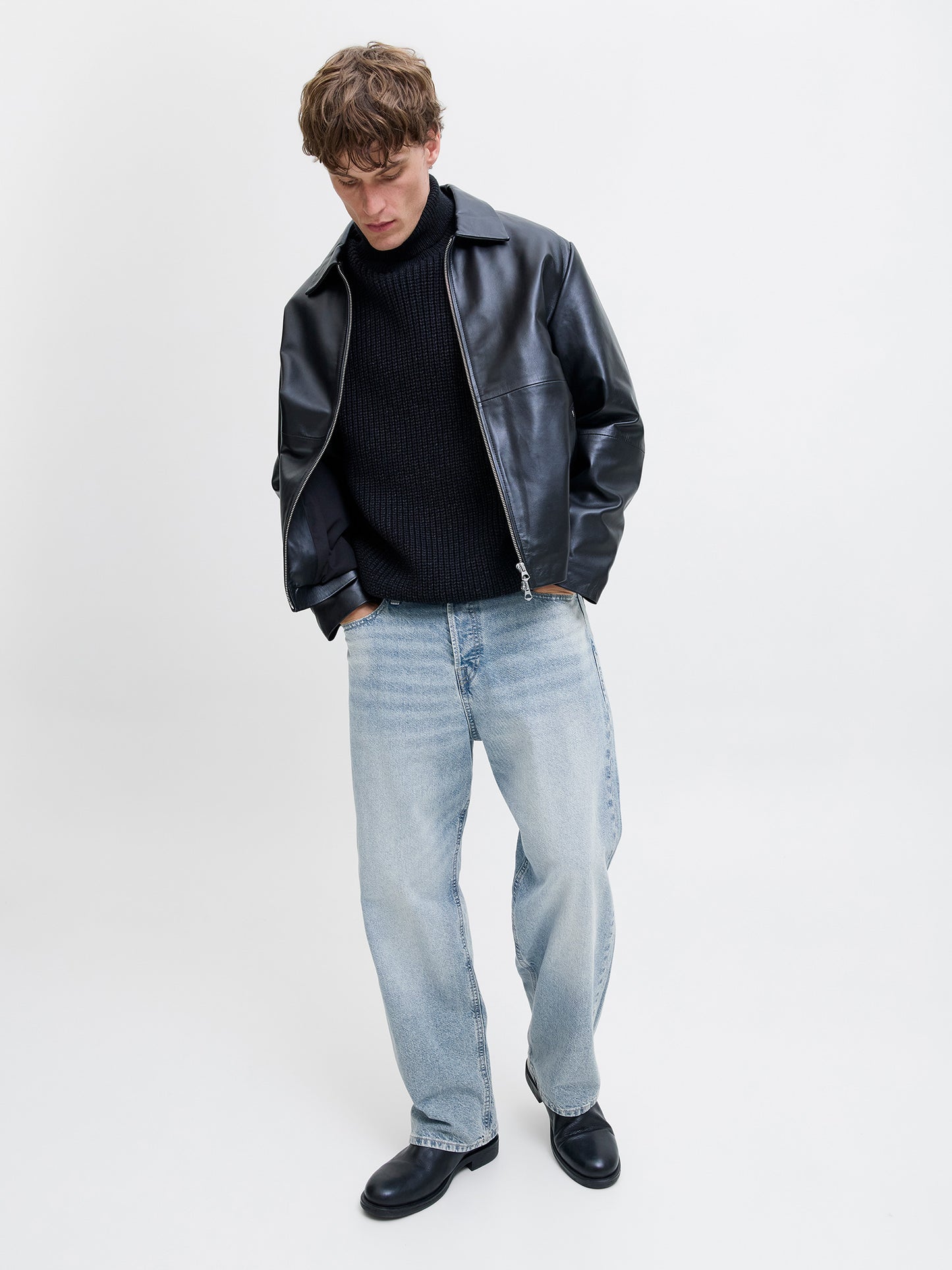 Ανδρικό παντελόνι τζιν JJIALEX JJORIGINAL SQ 12278117 | 12278117