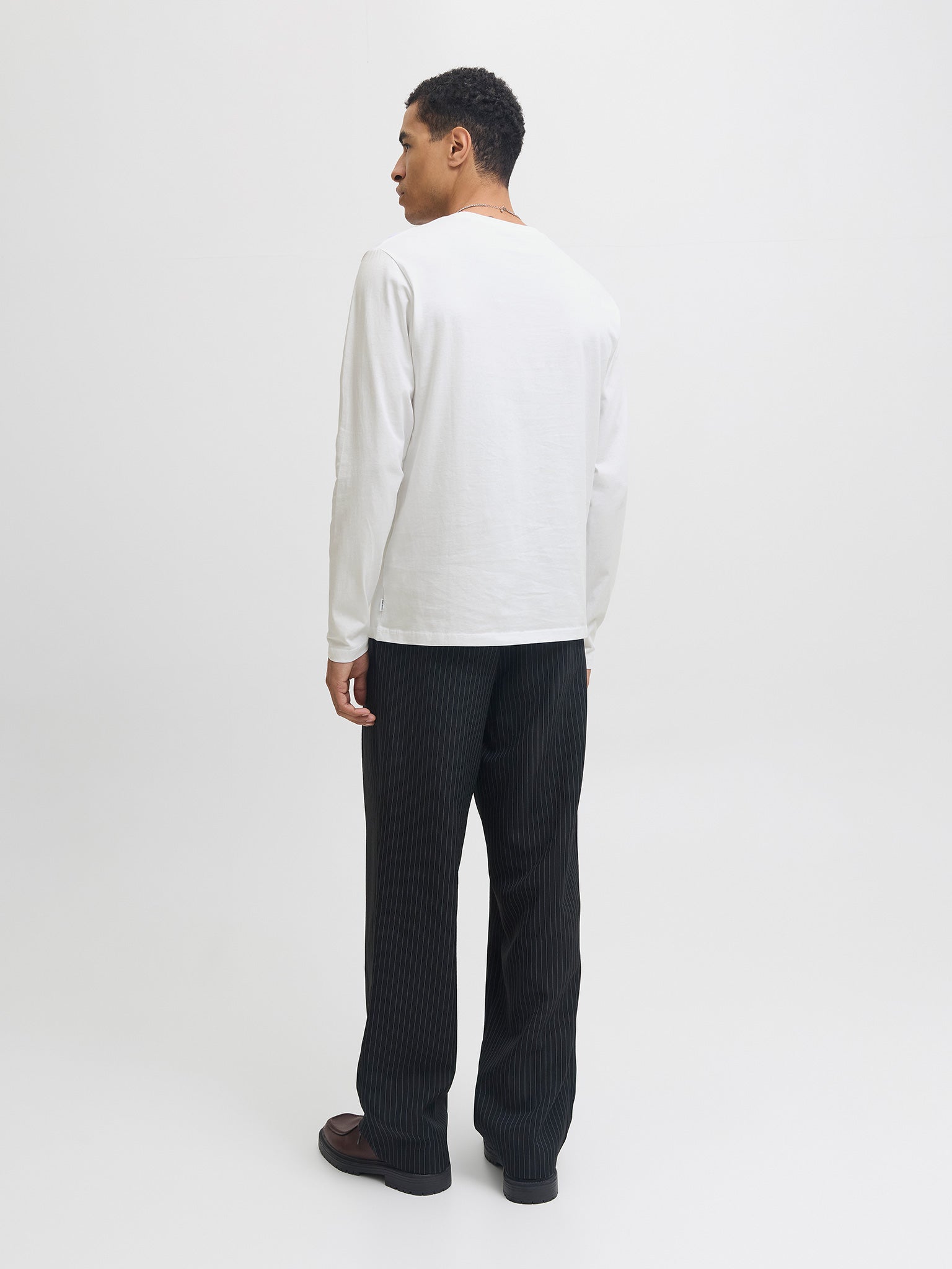 Ανδρική μπλούζα JJEORGANIC BASIC TEE LS O-NECK NOOS 12279538 | 12279538