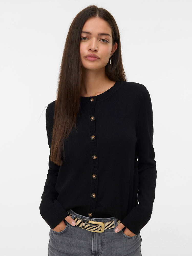 Γυναικεία ζακέτα πλεκτή VMSABA PLAIN LS O-NECK CARDIGAN NOOS 10331771 | 10331771