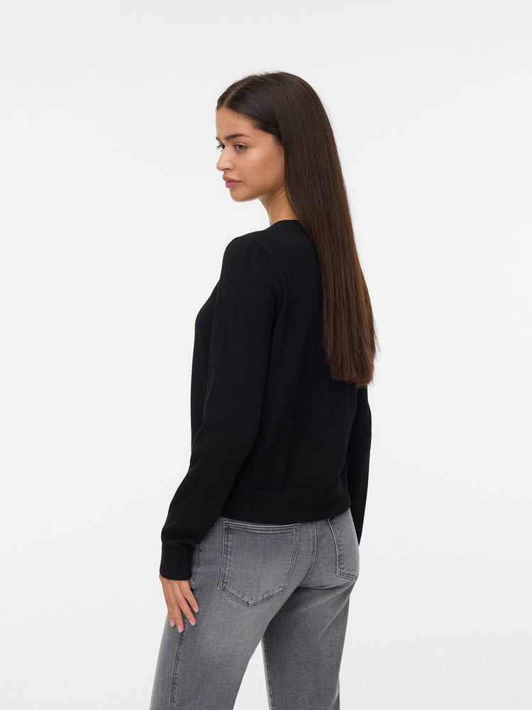 Γυναικεία ζακέτα πλεκτή VMSABA PLAIN LS O-NECK CARDIGAN NOOS 10331771 | 10331771