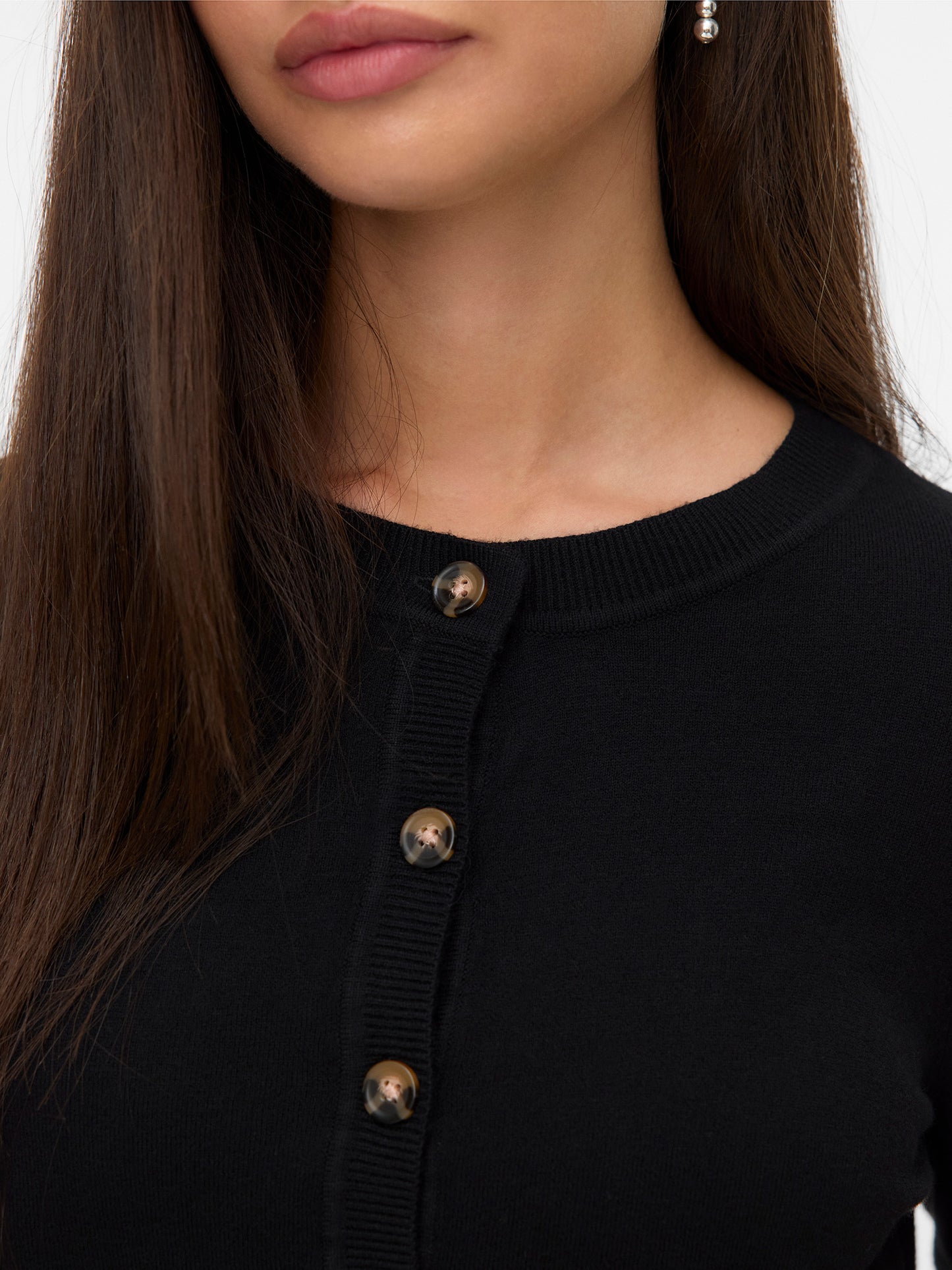 Γυναικεία ζακέτα πλεκτή VMSABA PLAIN LS O-NECK CARDIGAN NOOS 10331771 | 10331771