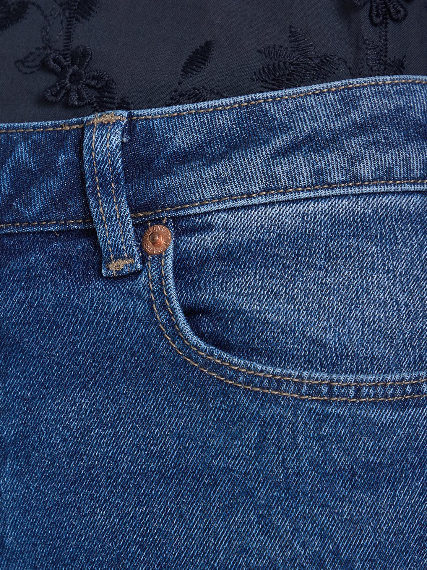 Γυναικείο παντελόνι τζιν VMAMARA MR SLIM STRAIGHT ANK 10333585 | 10333585
