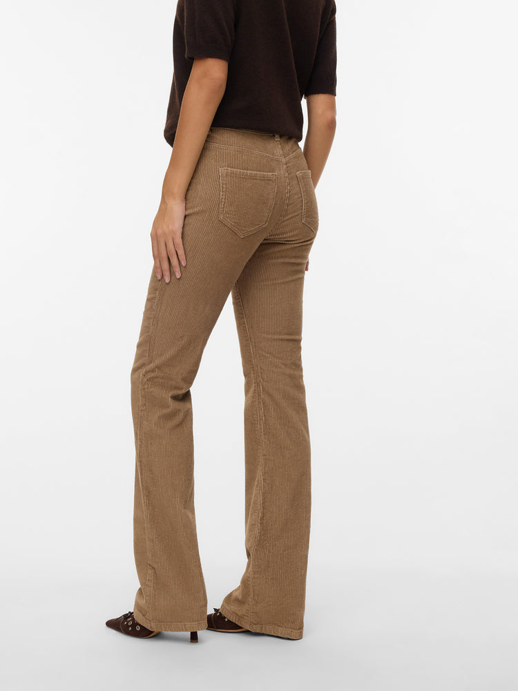 Γυναικείο παντελόνι κοτλέ VMFLASH MR FLARED CORDUROY PANTS 10315346 | 10315346