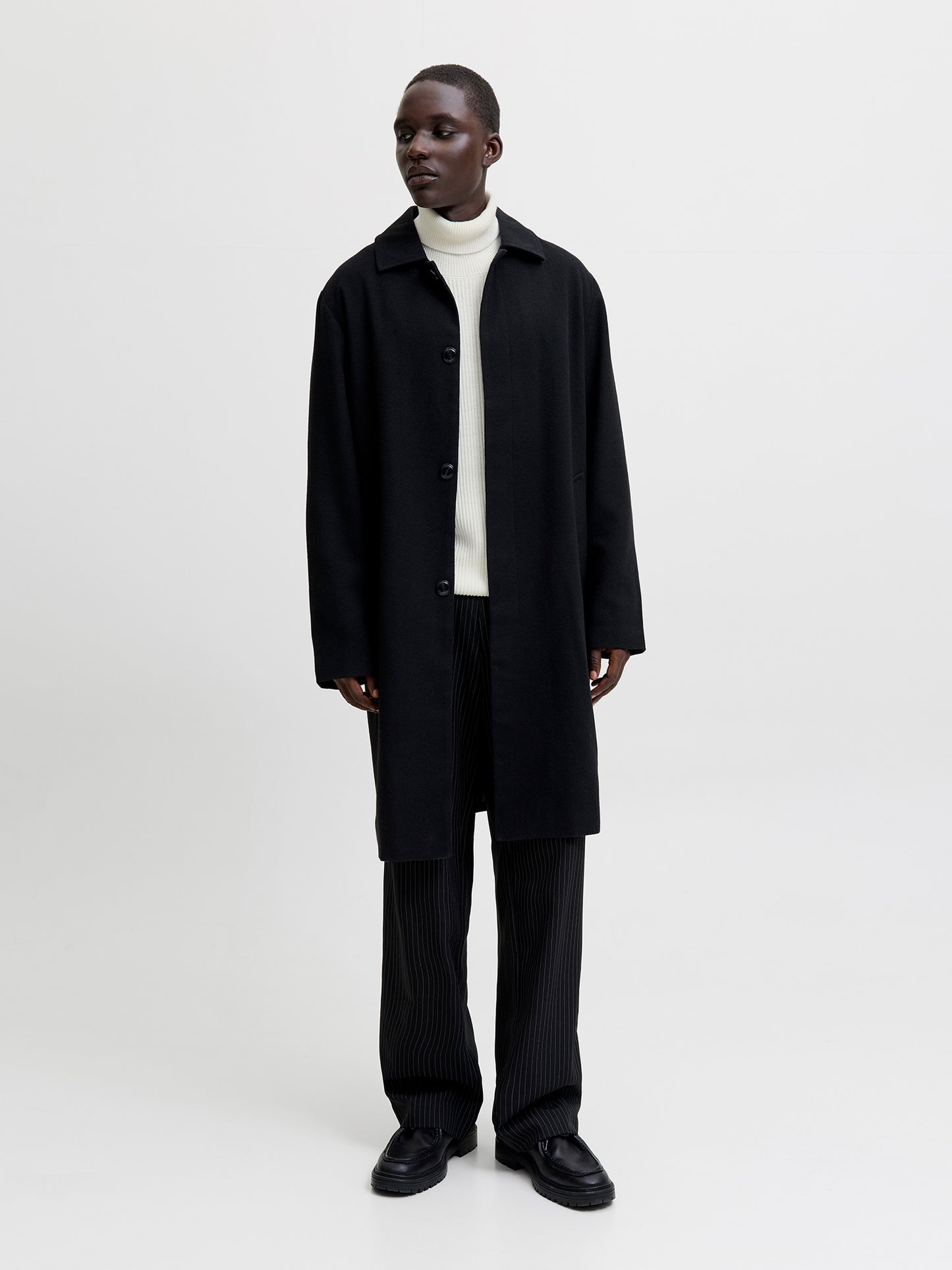 Ανδρική μπλούζα ζιβάγκο JJPANNEL KNIT ROLL NECK AW25 12278918 | 12278918