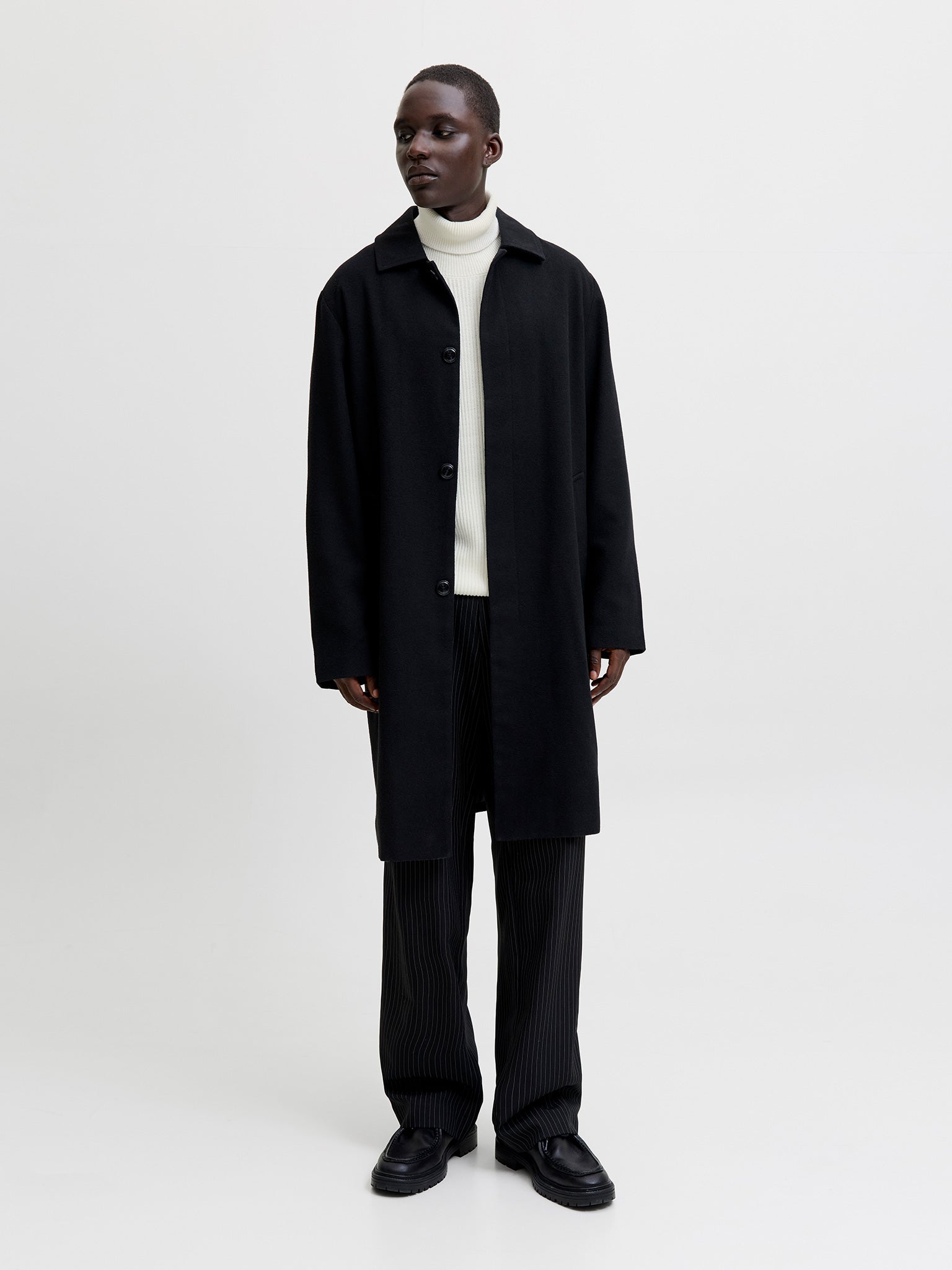 Ανδρική μπλούζα ζιβάγκο JJPANNEL KNIT ROLL NECK AW25 12278918 | 12278918