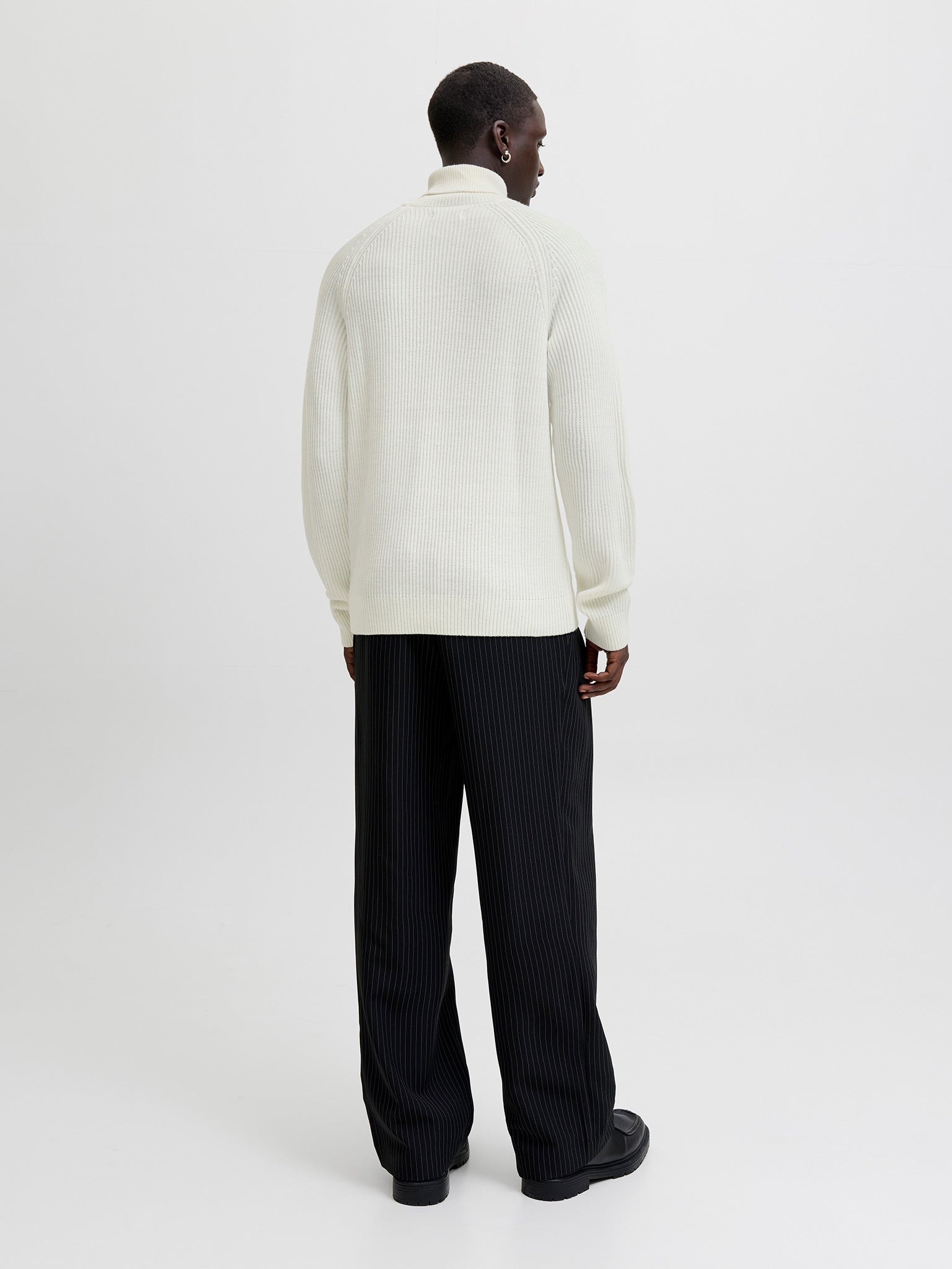 Ανδρική μπλούζα ζιβάγκο JJPANNEL KNIT ROLL NECK AW25 12278918 | 12278918