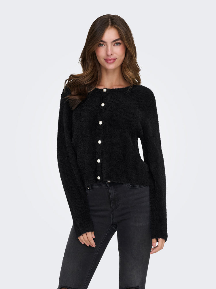 Γυναικεία ζακέτα πλεκτή ONLPETRA LS PEARL O-NECK CARDI CC KNT 15350655 | 15350655