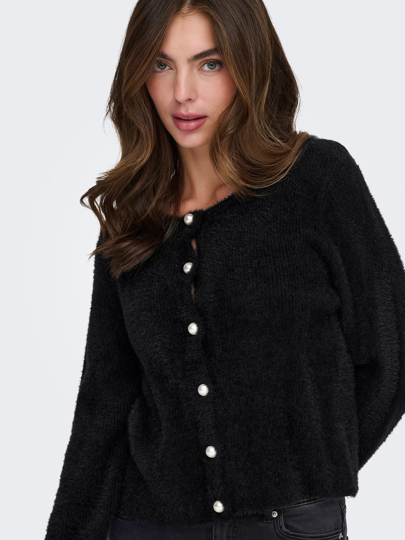 Γυναικεία ζακέτα πλεκτή ONLPETRA LS PEARL O-NECK CARDI CC KNT 15350655 | 15350655