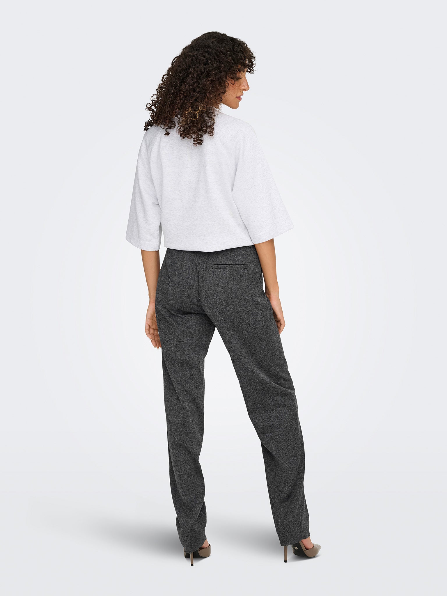 Γυναικείο παντελόνι ONLMARNIE MW SLIM STR PANT TLR 15357615 | 15357615