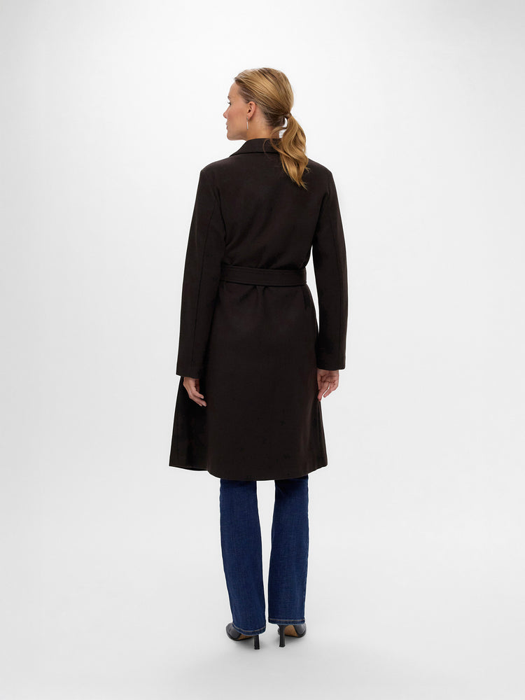 Γυναικείο παλτό μακρύ chocolate torte VMFORTUNEAYA LONG COAT GA NOOS 10278330 | 10278330