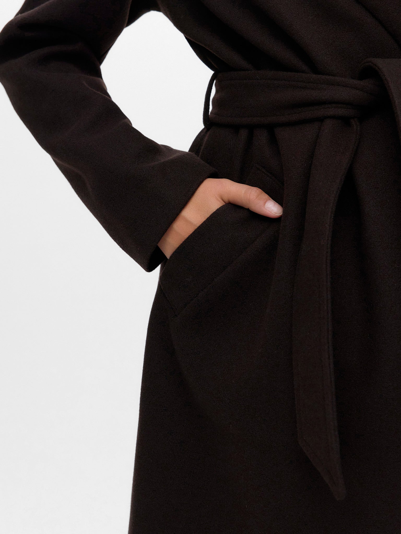 Γυναικείο παλτό μακρύ chocolate torte VMFORTUNEAYA LONG COAT GA NOOS 10278330 | 10278330