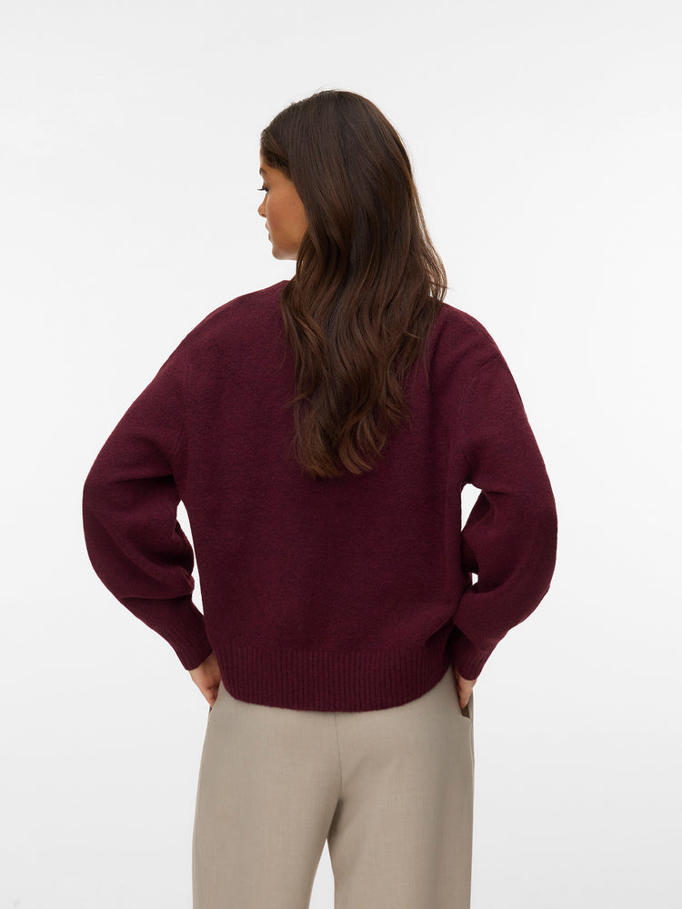 Γυναικεία μπλούζα πλεκτή VMBOOM LS V-NECK PULLOVER NOOS 10331761 | 10331761