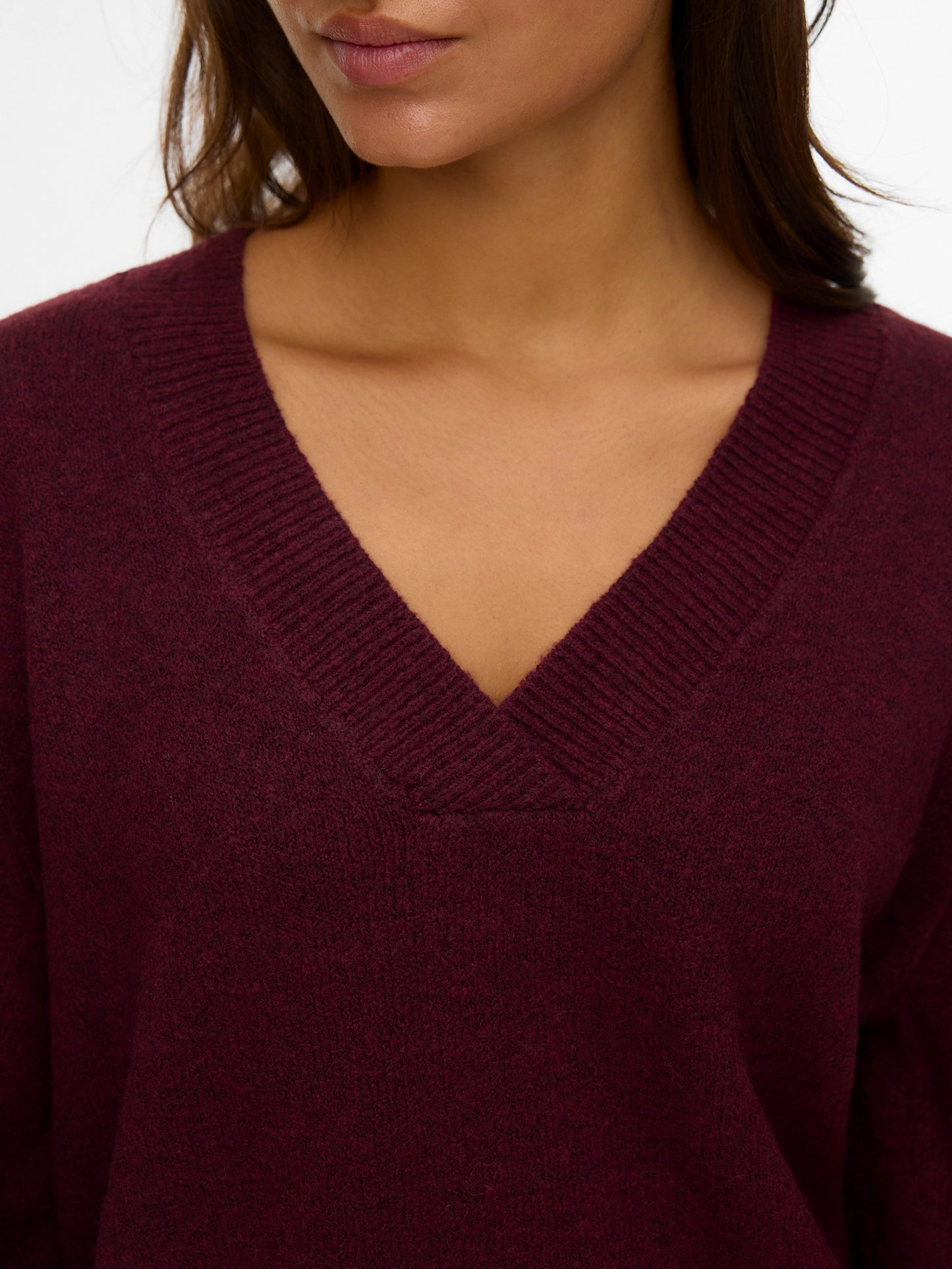 Γυναικεία μπλούζα πλεκτή VMBOOM LS V-NECK PULLOVER NOOS 10331761 | 10331761