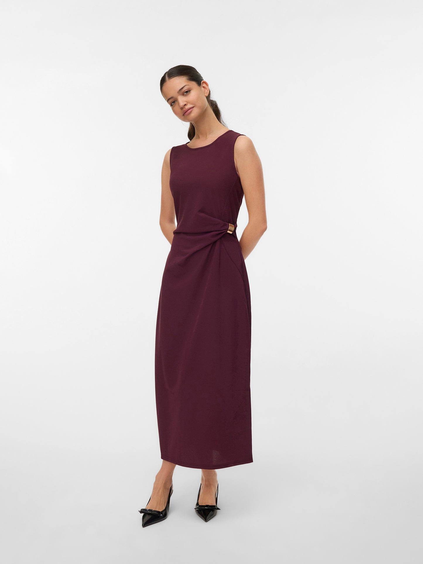 Γυναικείο φόρεμα VMHOSANNA S/L 7/8 DRESS JRS BTQ 10337644 | 10337644