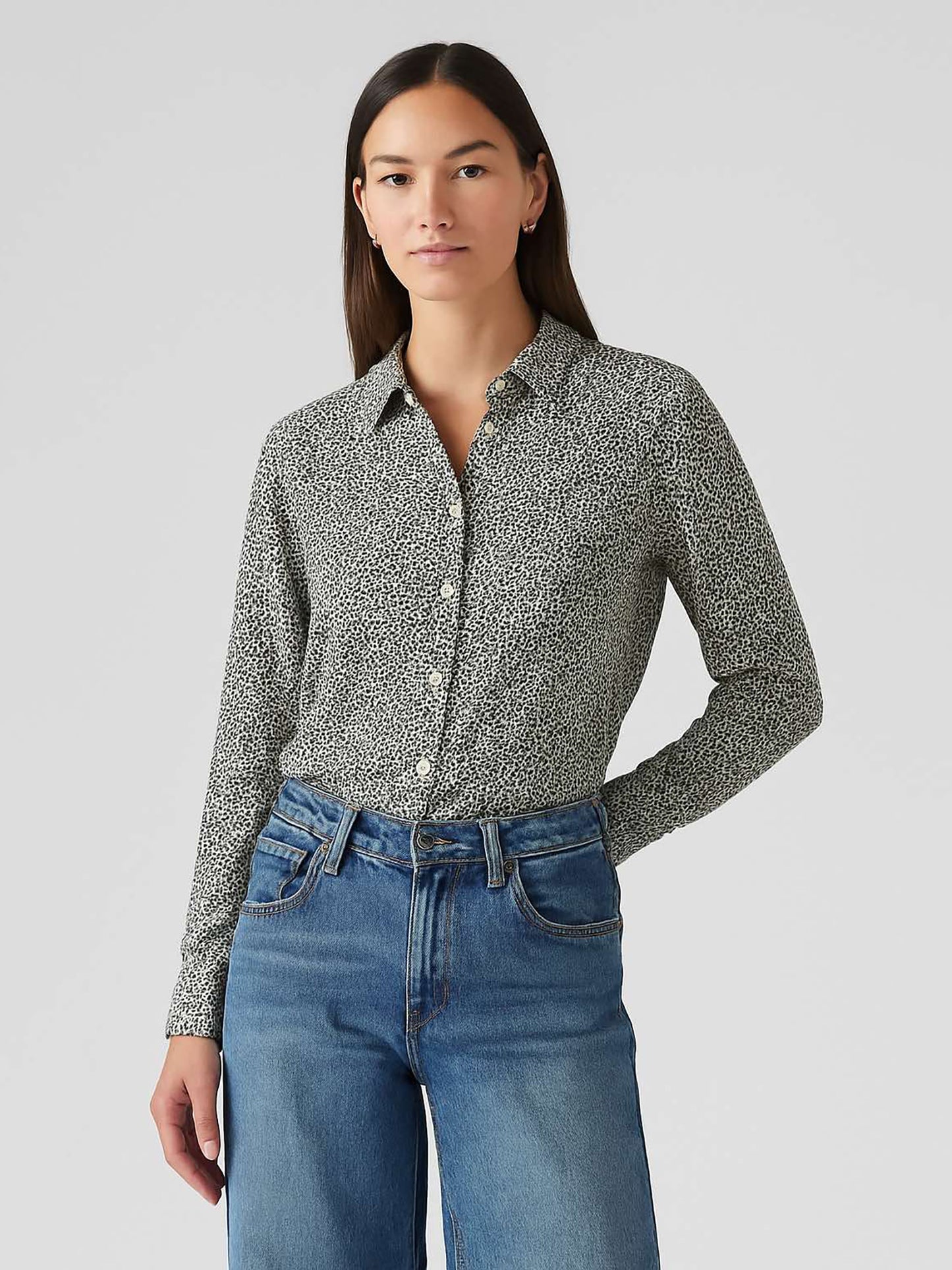 Γυναικείο πουκάμισο animal AWTELVA LS LONG SHIRT 10334450 | 10334450