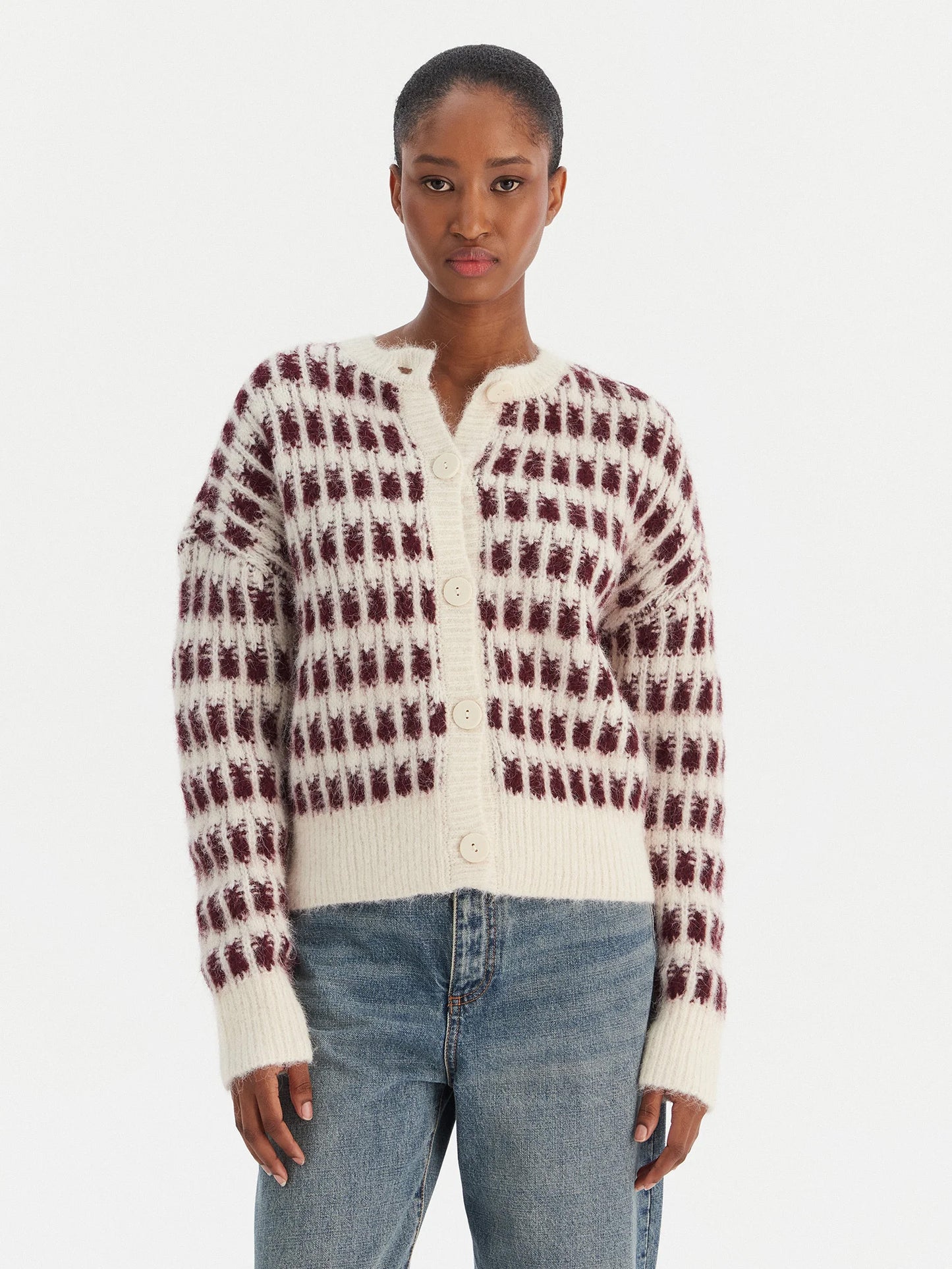 Γυναικεία ζακέτα πλεκτή VMLISA LS O-NECK CARDIGAN 10336622 | 10336622