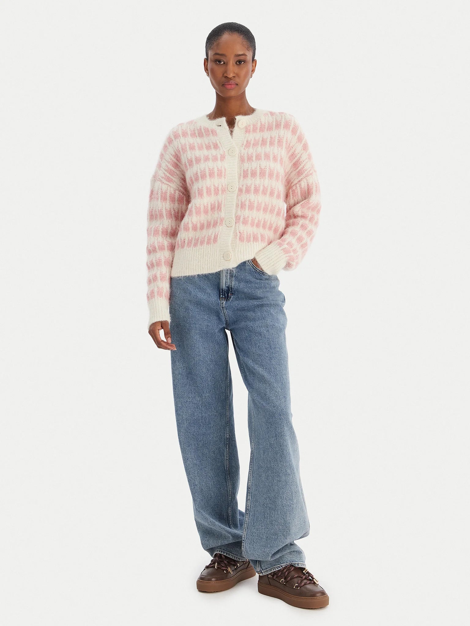 Γυναικεία ζακέτα πλεκτή VMLISA LS O-NECK CARDIGAN 10336622 | 10336622
