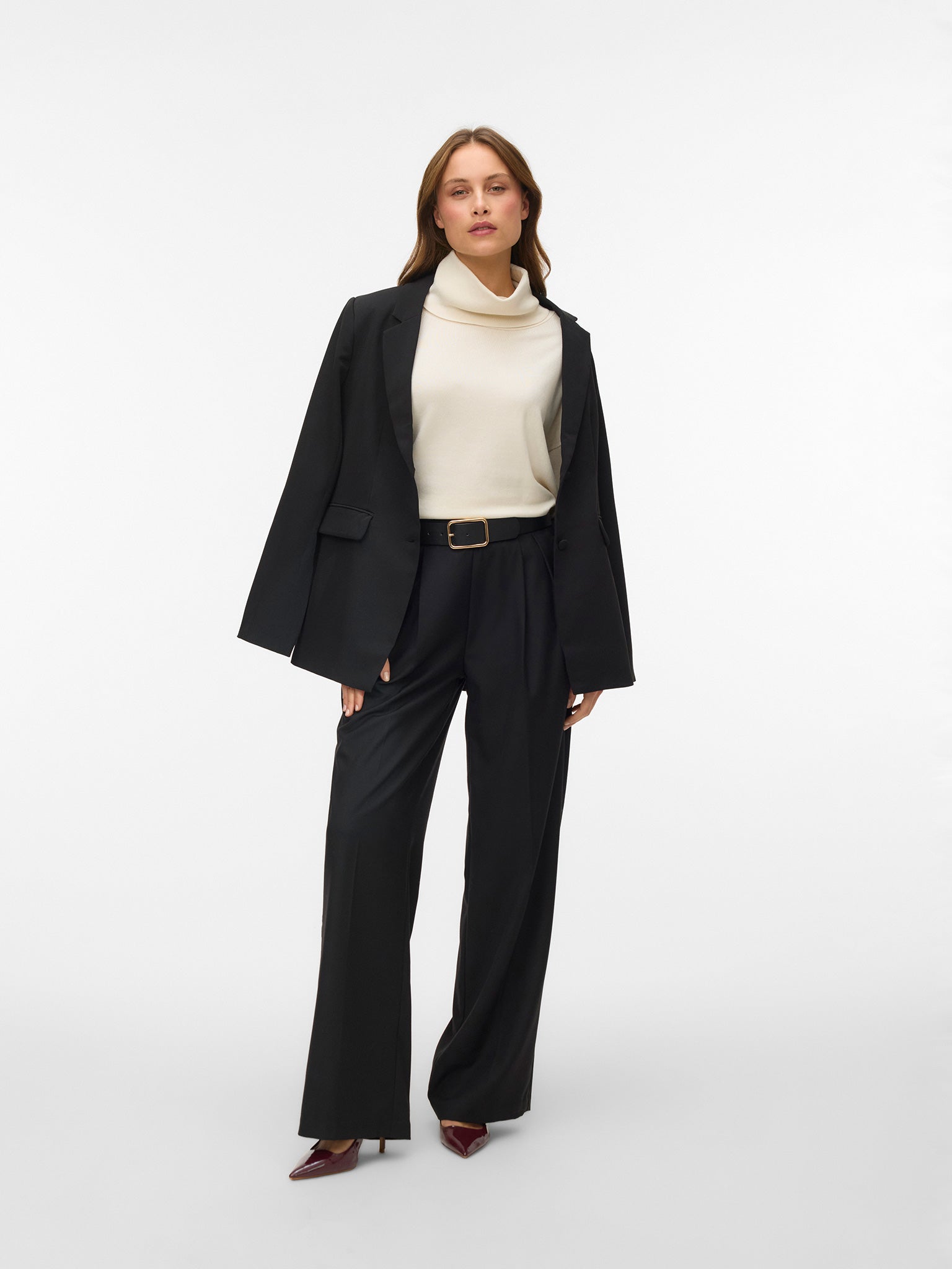 Γυναικεία μπλούζα ζιβάγκο VMSILJE LS COWL NECK PULLOVER 10332486 | 10332486