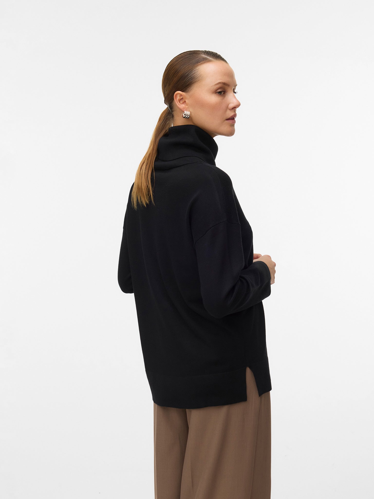 Γυναικεία μπλούζα ζιβάγκο VMSILJE LS COWL NECK PULLOVER 10332486 | 10332486