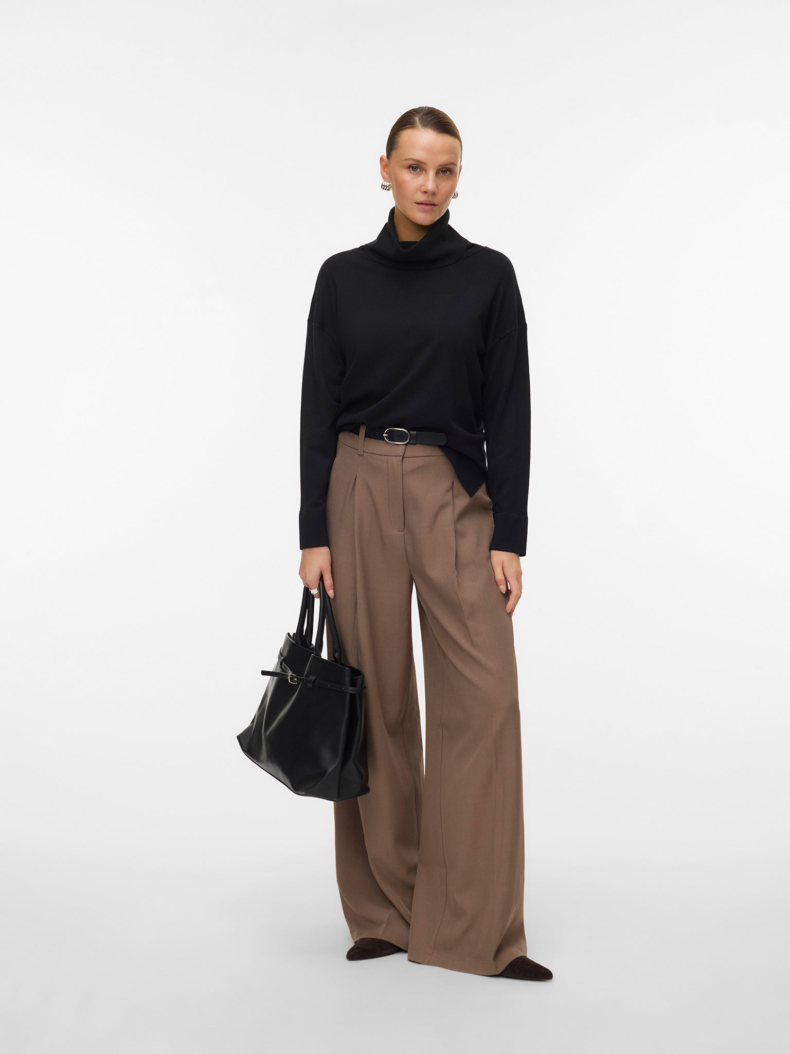 Γυναικεία μπλούζα ζιβάγκο VMSILJE LS COWL NECK PULLOVER 10332486 | 10332486