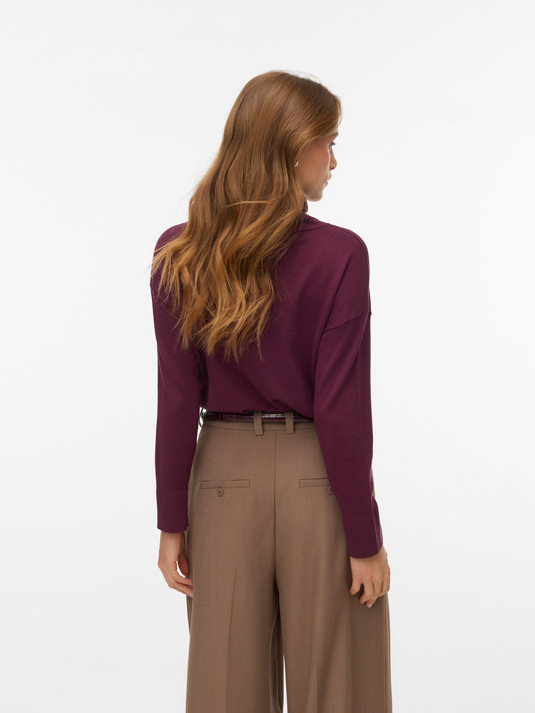 Γυναικεία μπλούζα ζιβάγκο VMSILJE LS COWL NECK PULLOVER 10332486 | 10332486