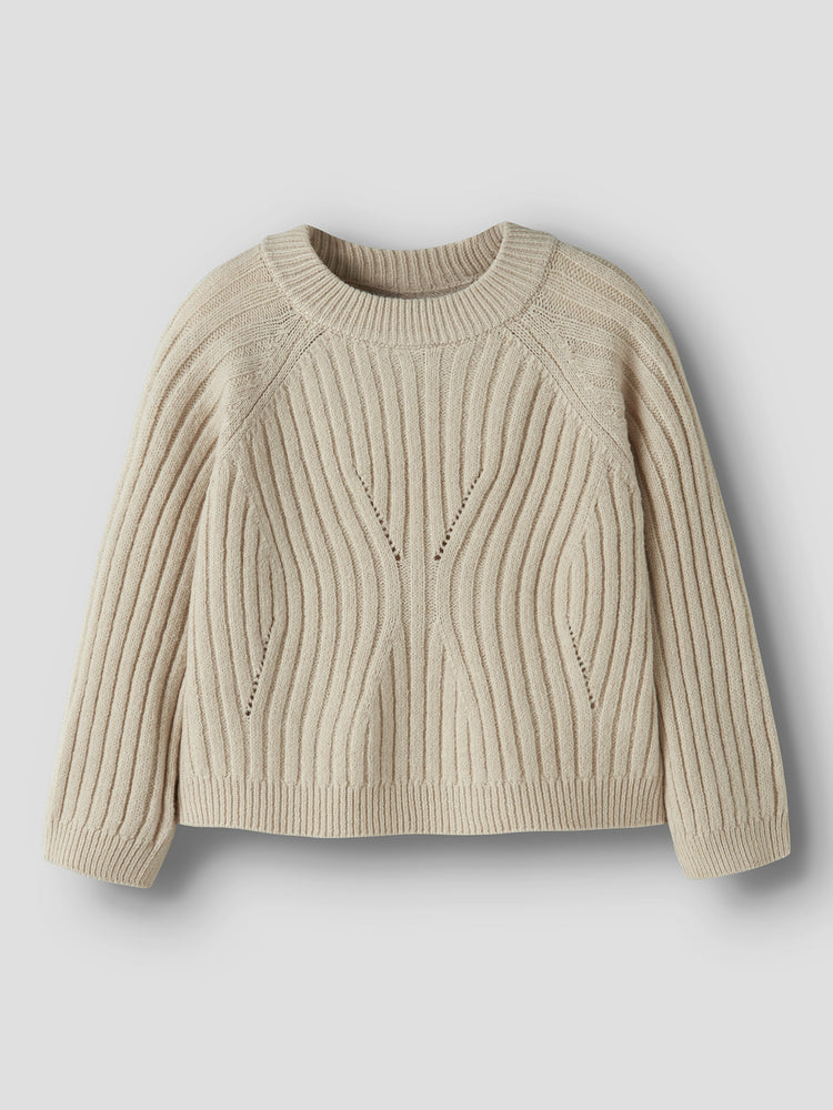 Παιδική μπλούζα πλεκτή NMFRIKINE LS SHORT KNIT PULLOVER 13244691 | 13244691