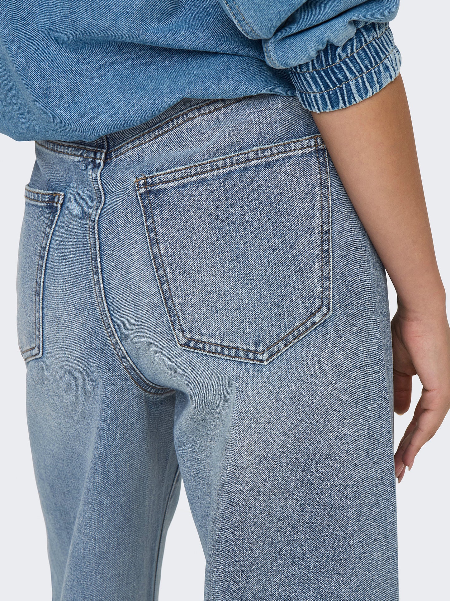 Γυναικείο παντελόνι light blue ONLHOPE HW WIDE DNM DNM SIJ BOX 15264080 | 15264080