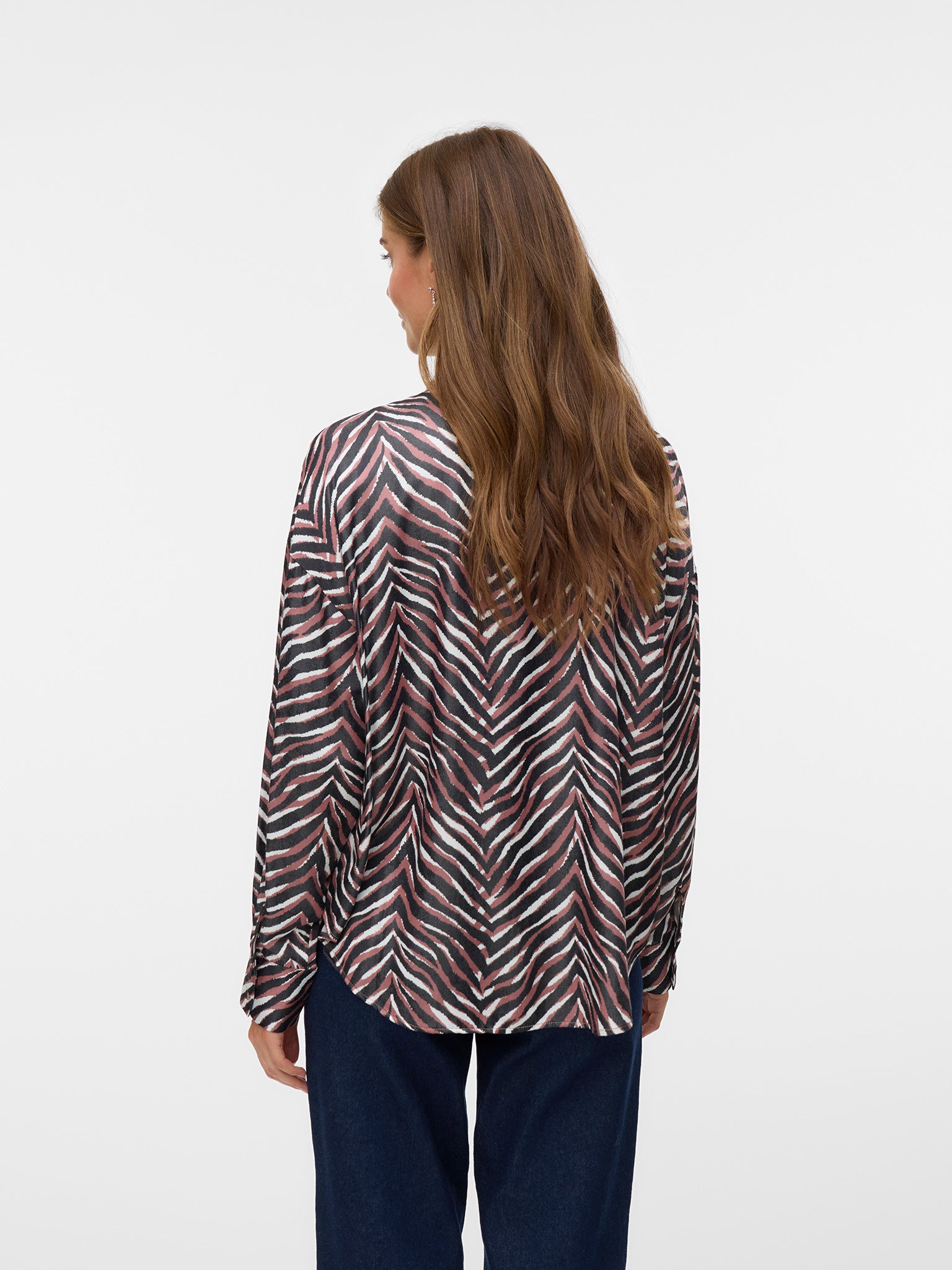 Γυναικείο πουκάμισο zebra VMVINA SONYA LS SHIRT WVN 10337393 | 10337393