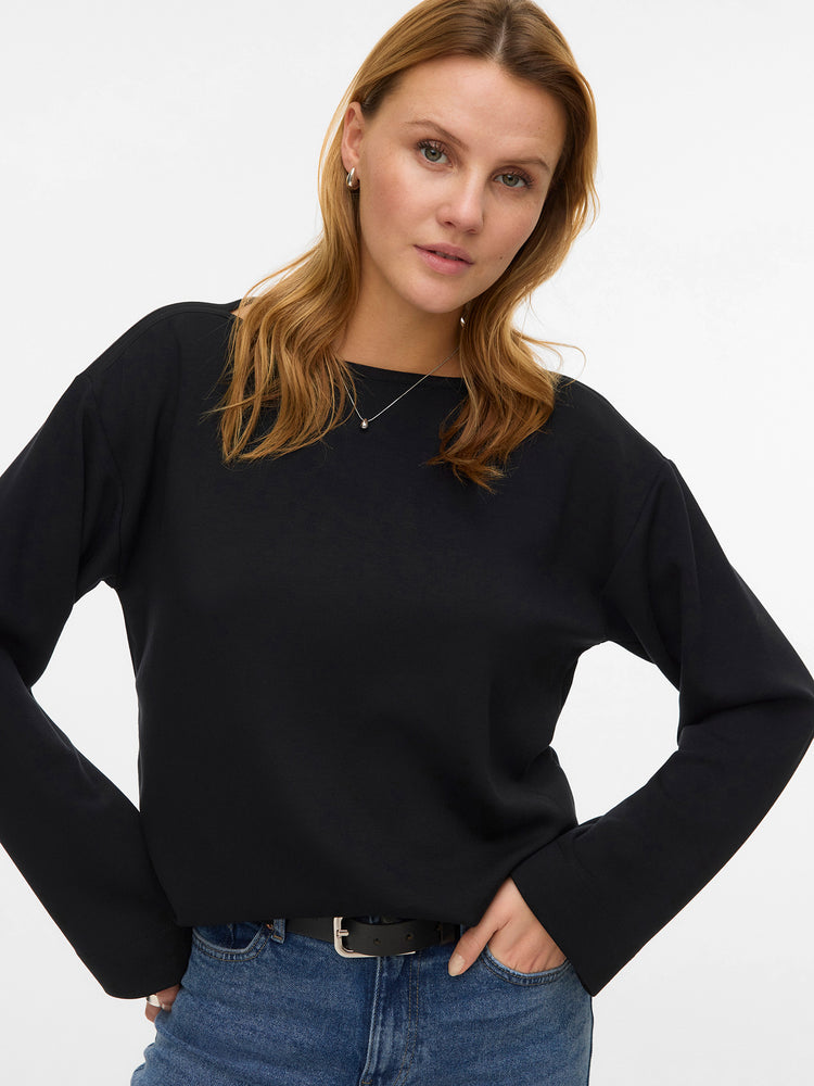 Γυναικεία μπλούζα VMHALI L/S BOAT NECK TOP JRS 10337750 | 10337750