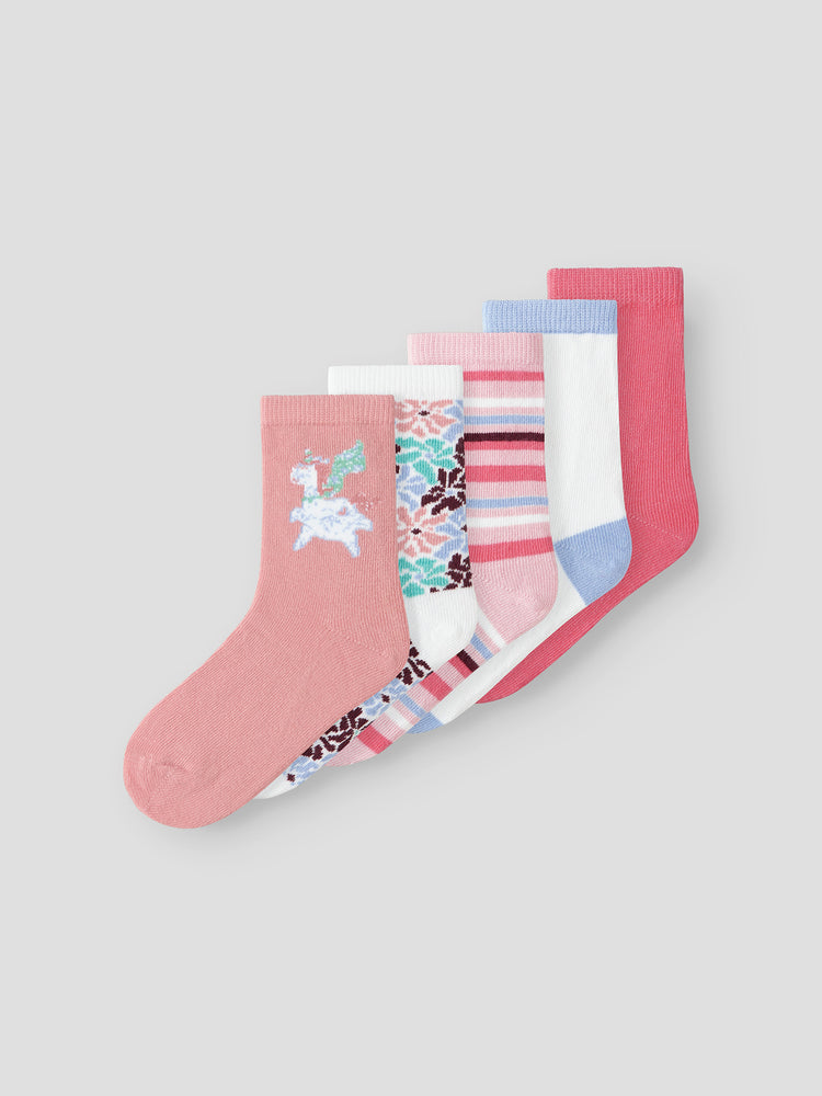 Παιδικές κάλτσες σετ 5 τεμ NMFVINNI 5P SOCK 13226698 | 13226698