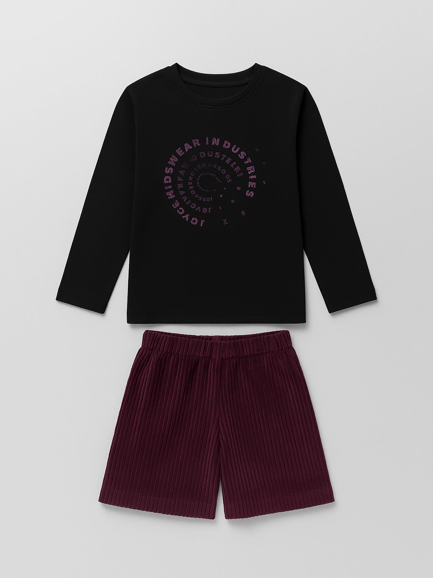 Εφηβικό σετ με σορτς κοτλέ 2563191 | 2563191