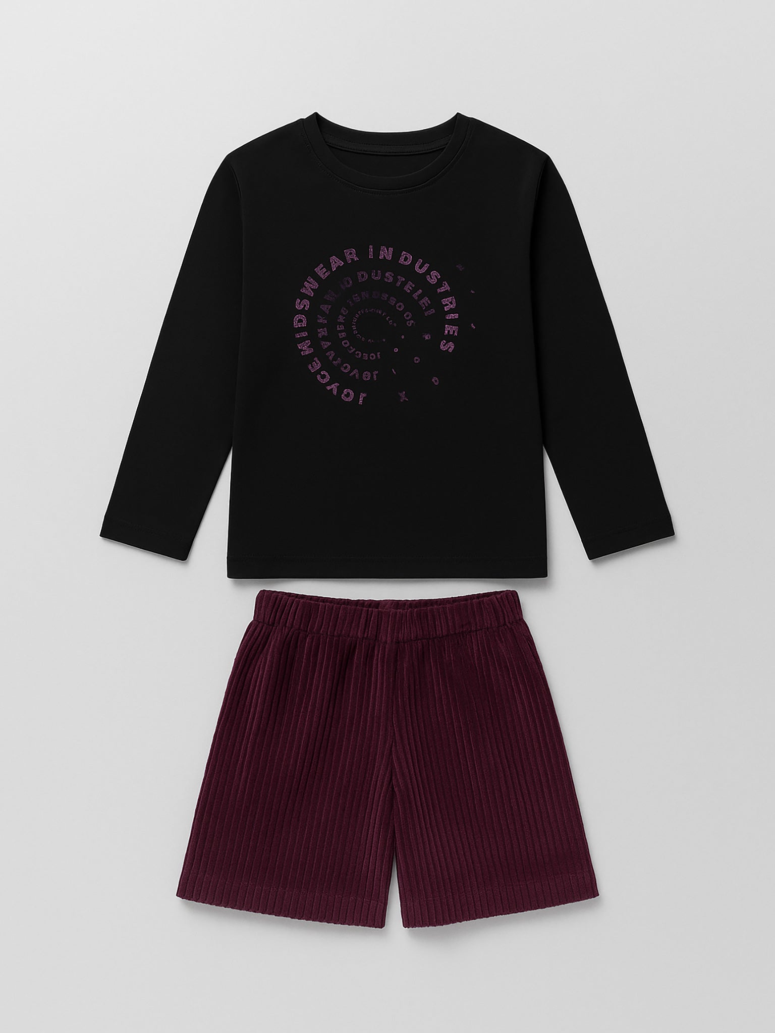 Εφηβικό σετ με σορτς κοτλέ 2563191 | 2563191