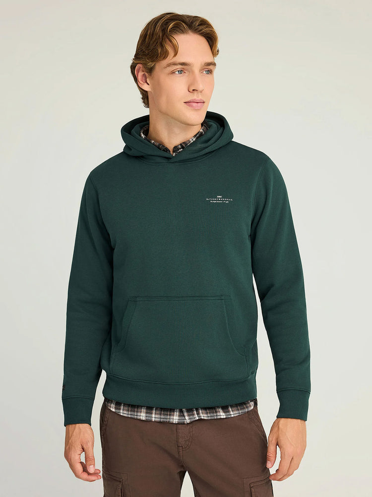 Ανδρική μπλούζα φούτερ pine green FBM012-002-06 | FBM012-002-06