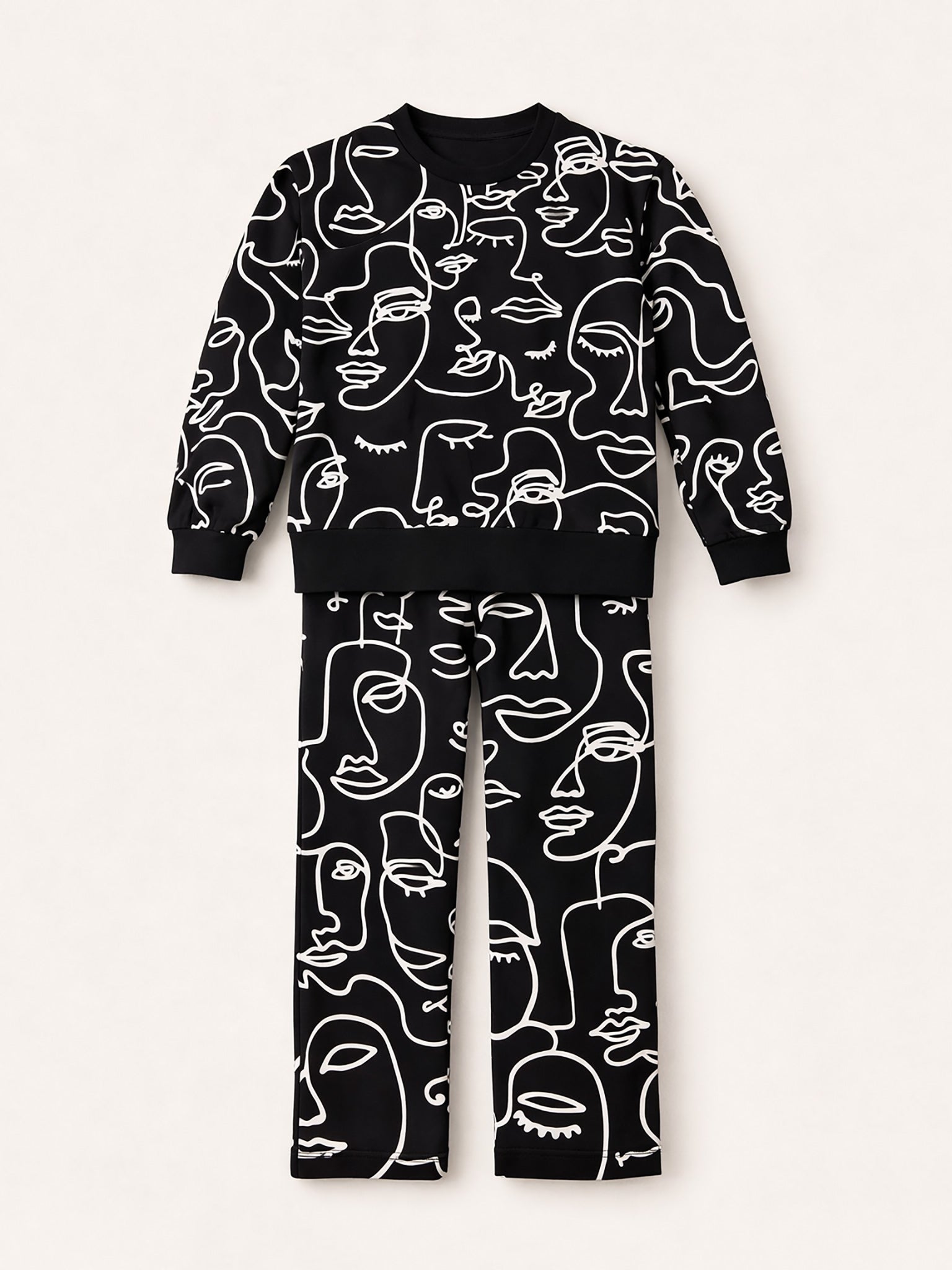 Εφηβικό σετ φόρμας σταμπωτή 48634 | 48634